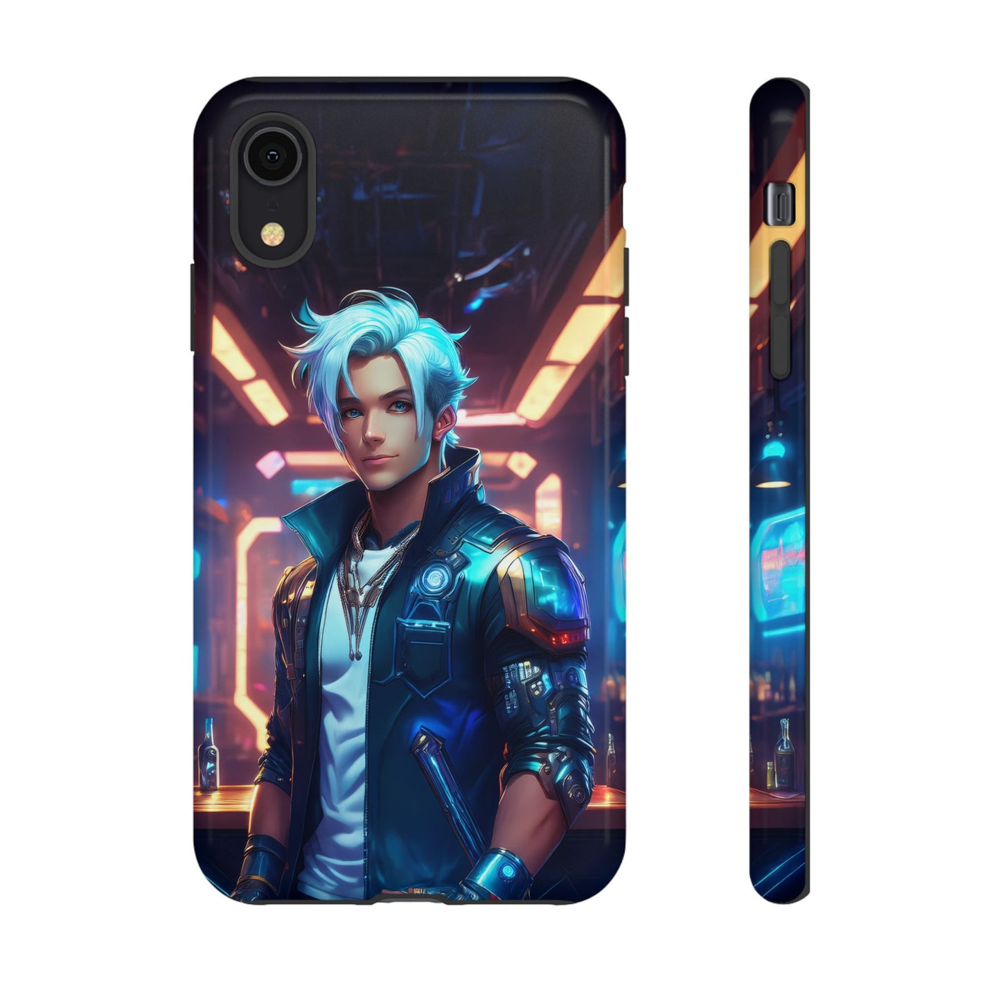 Futuristic Cyberpunk Male Cell Phone Case 009