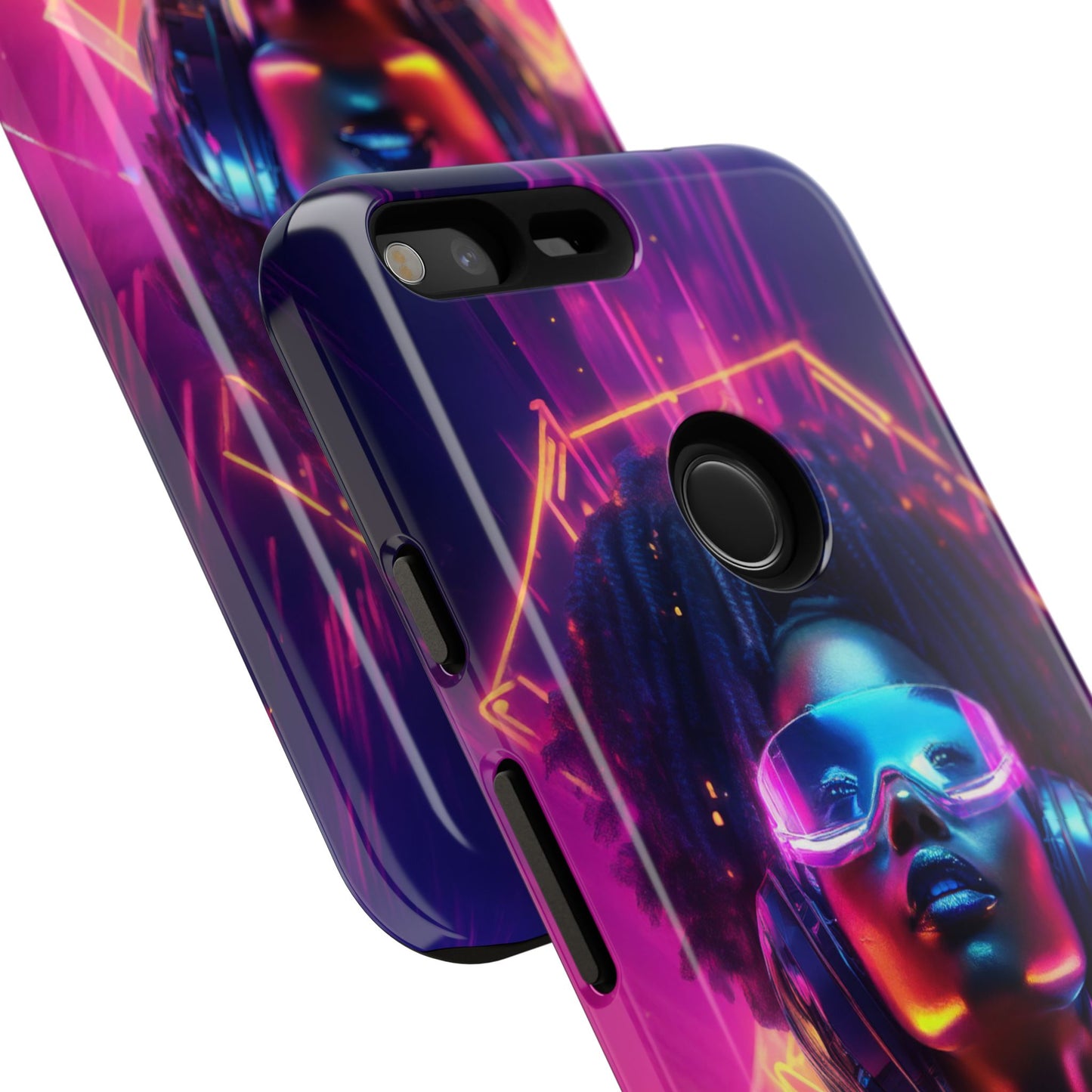 Futuristic Cyberpunk Female Cell Phone Case 030