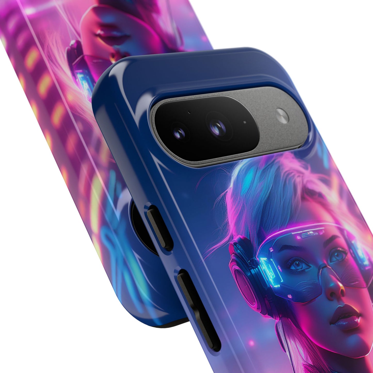 Futuristic Cyberpunk Female Cell Phone Case 029