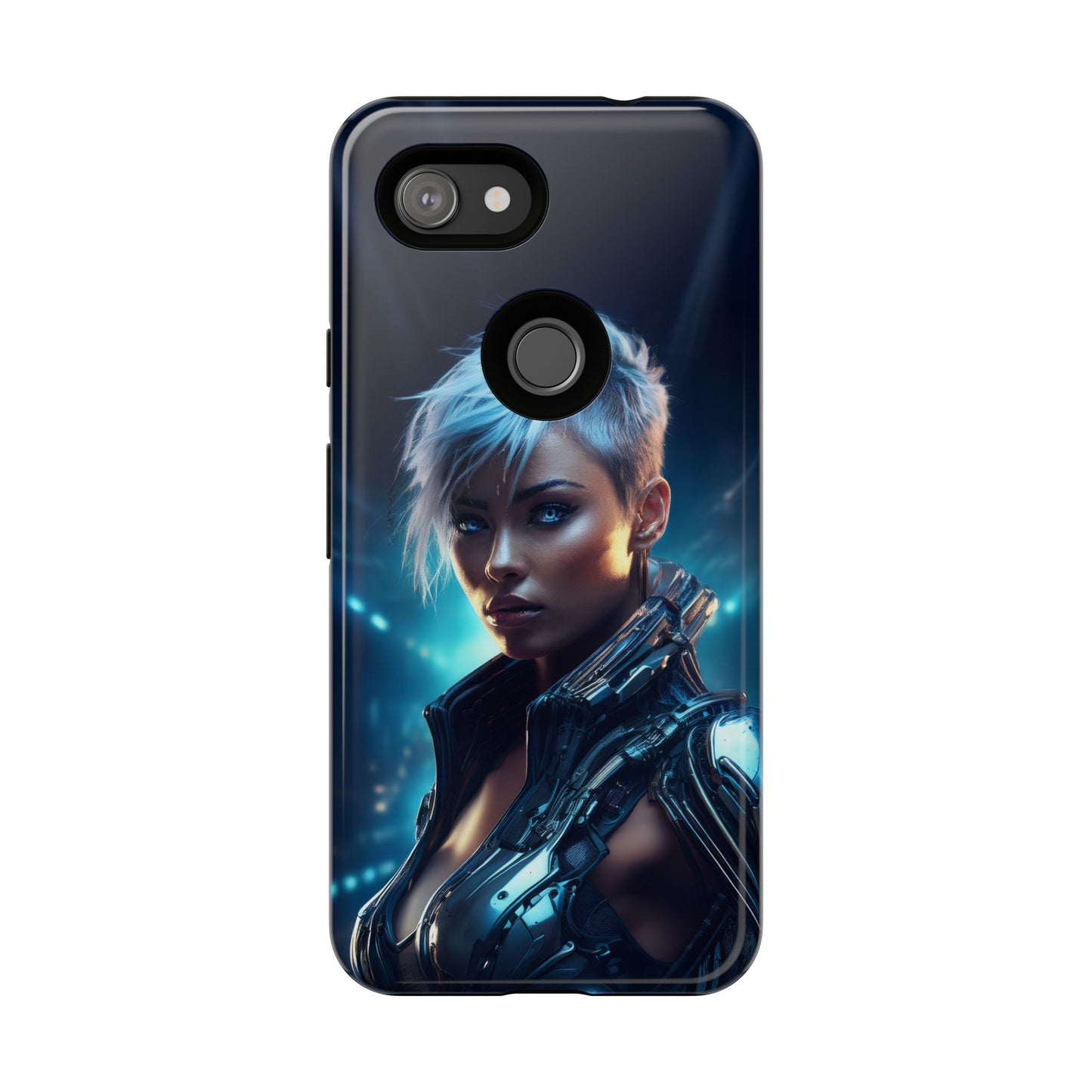 Futuristic Cyberpunk Female Cell Phone Case 027