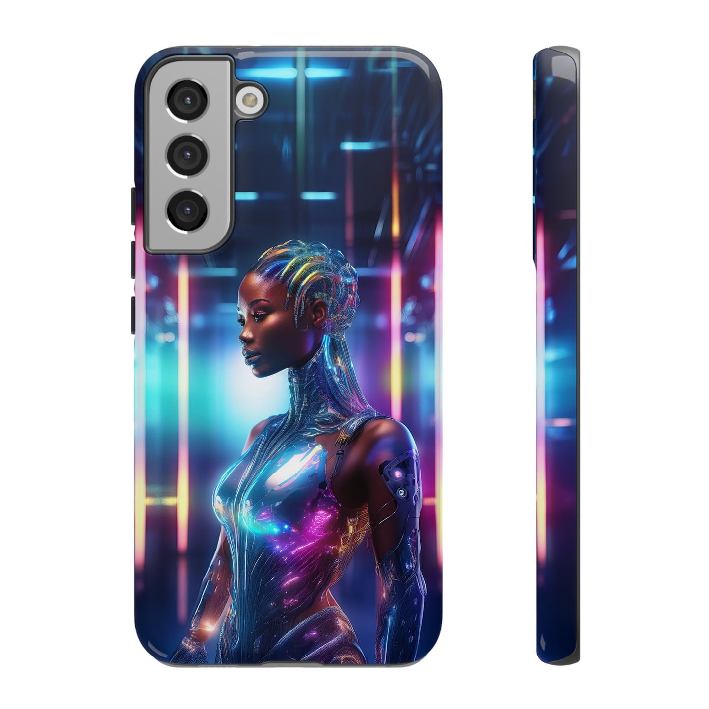 Futuristic Human Android Hybrid Cell Phone Case 014