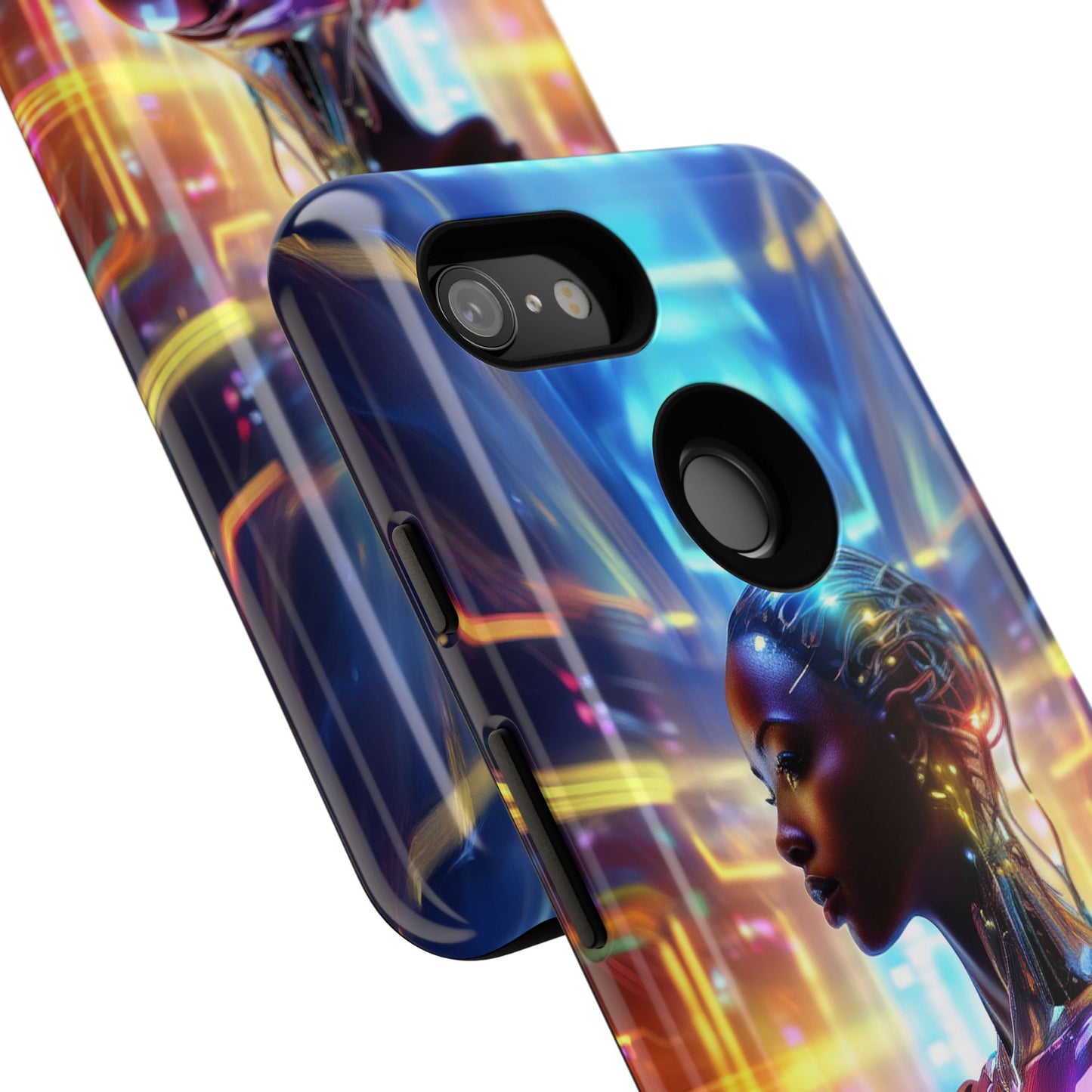 Futuristic Human Android Hybrid Cell Phone Case 011