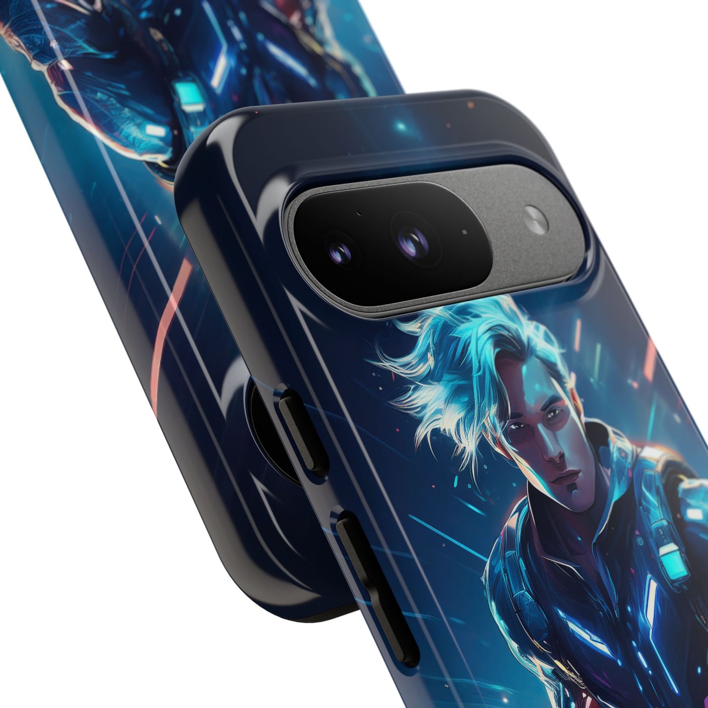 Futuristic Cyberpunk Male Cell Phone Case 024