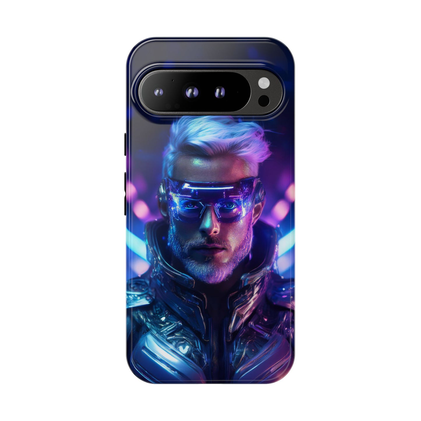 Futuristic Cyberpunk Male Cell Phone Case 020