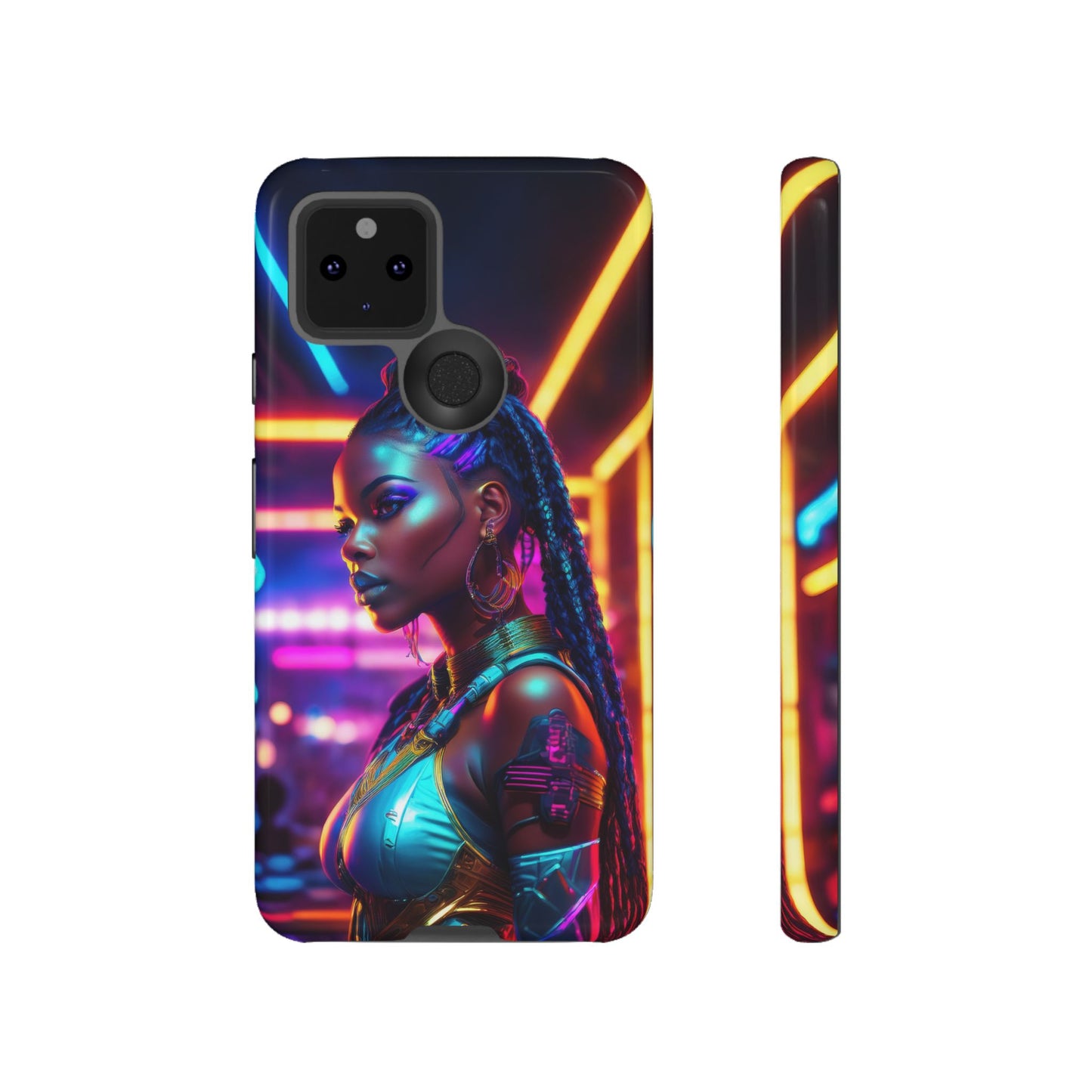 Futuristic Cyberpunk Female Cell Phone Case 006