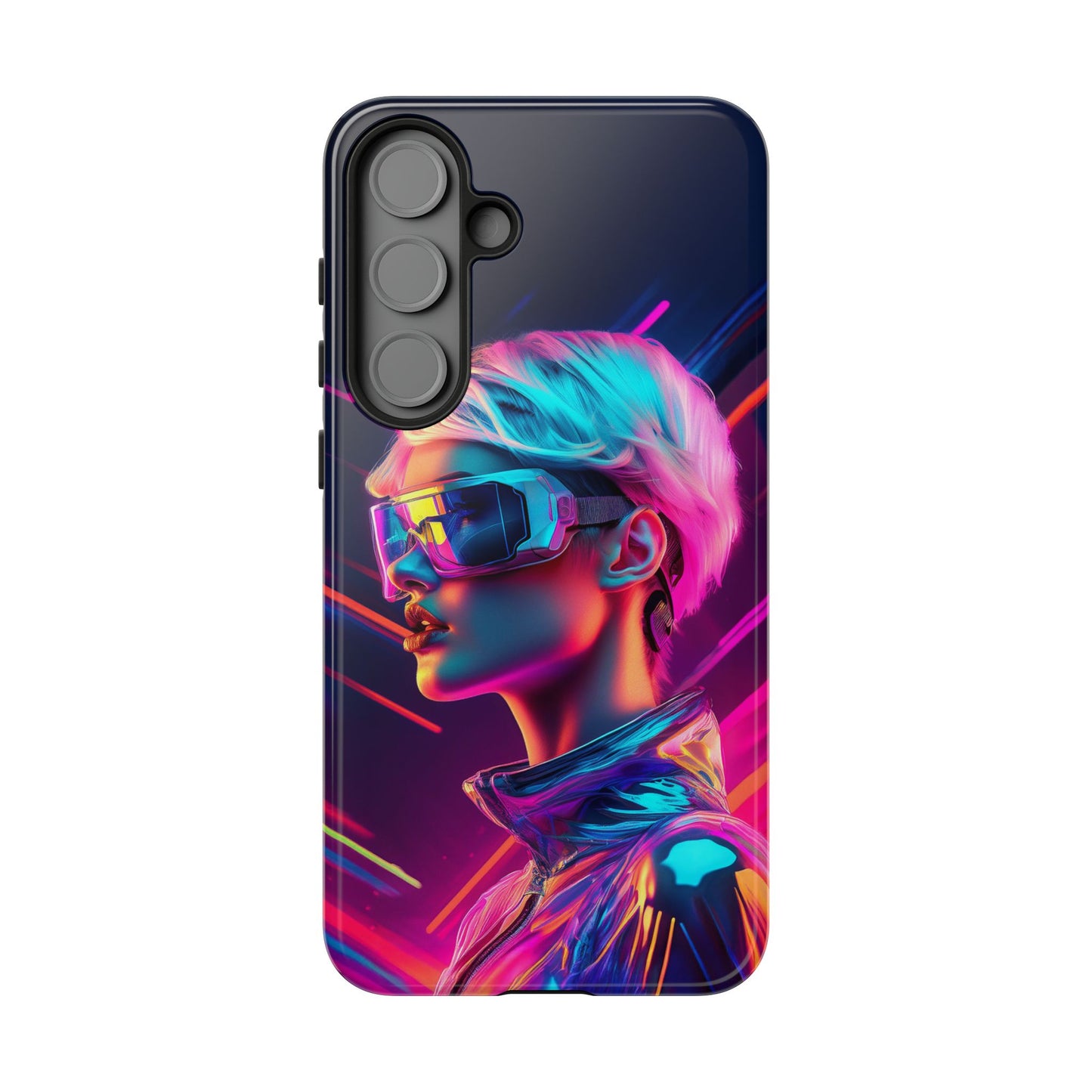 Futuristic Cyberpunk Female Cell Phone Case 031