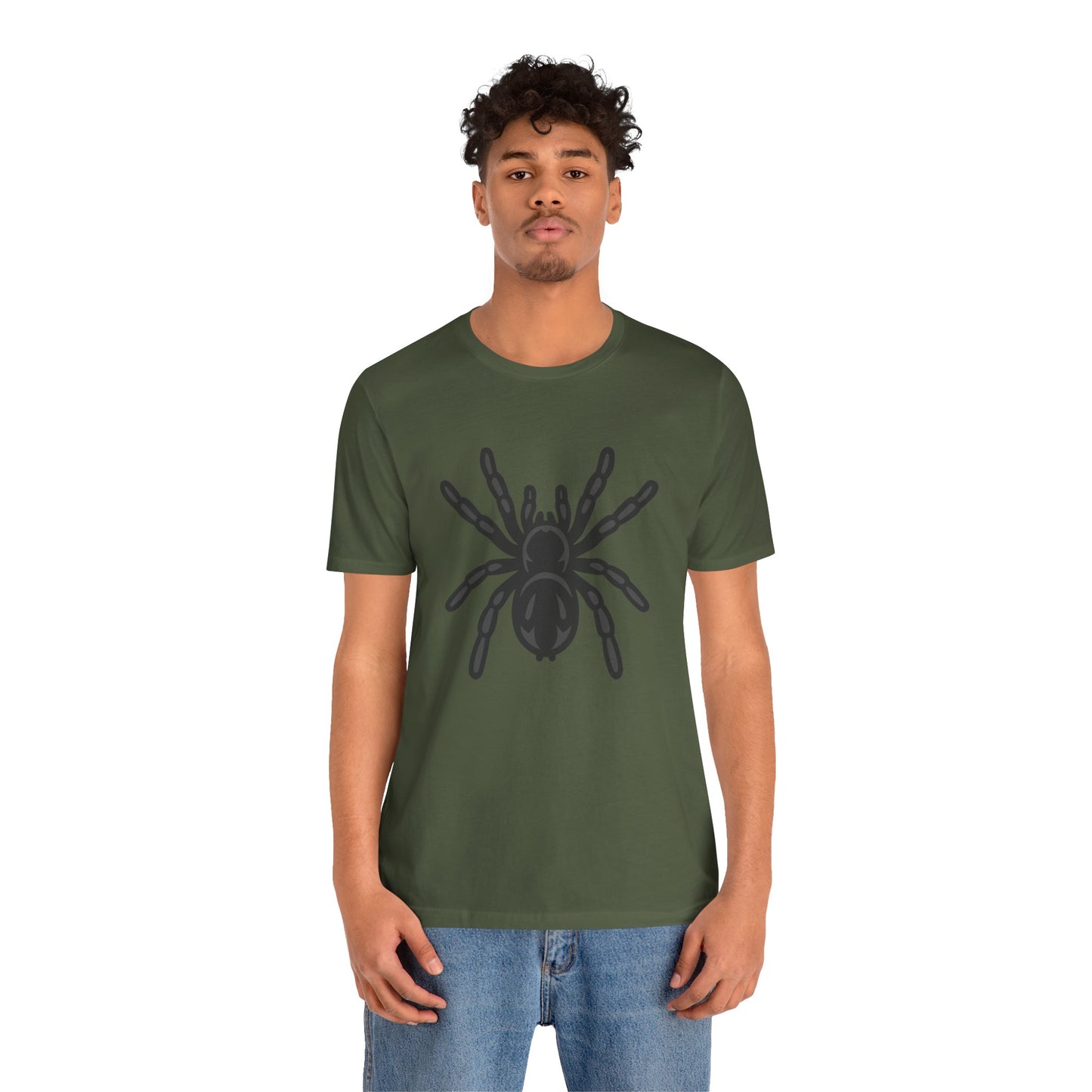 Tarantula Graphic Tee Dark Theme – Bold Spider Vector Design with Creepy Cool Vibe