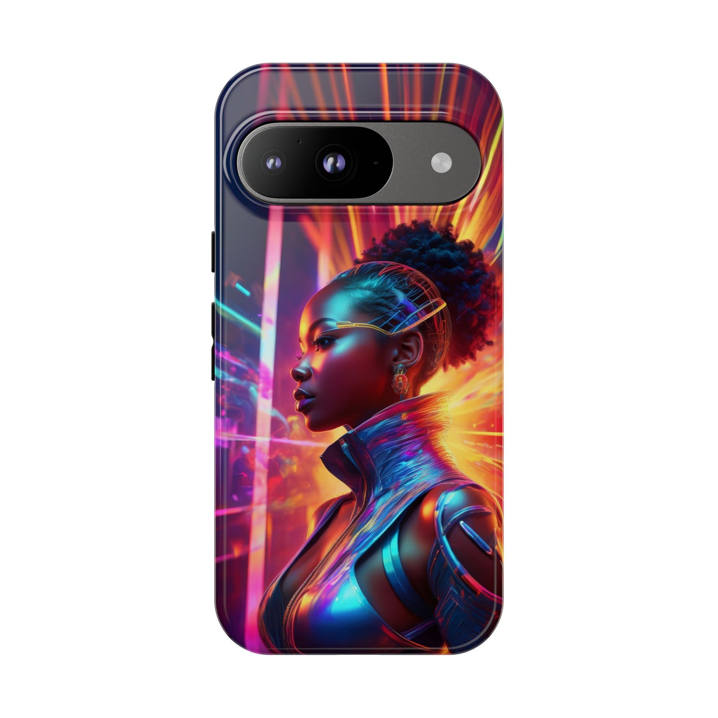 Futuristic Cyberpunk Female Cell Phone Case 001