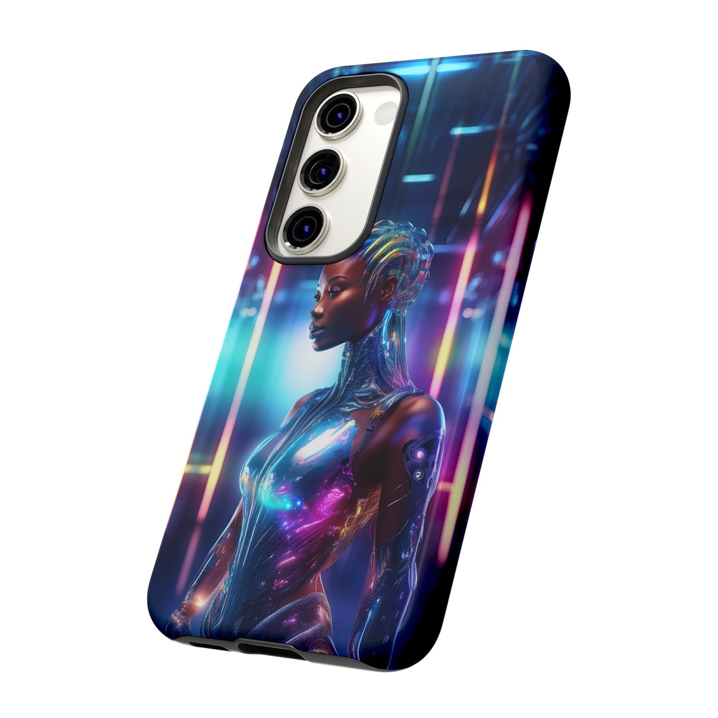 Futuristic Human Android Hybrid Cell Phone Case 014