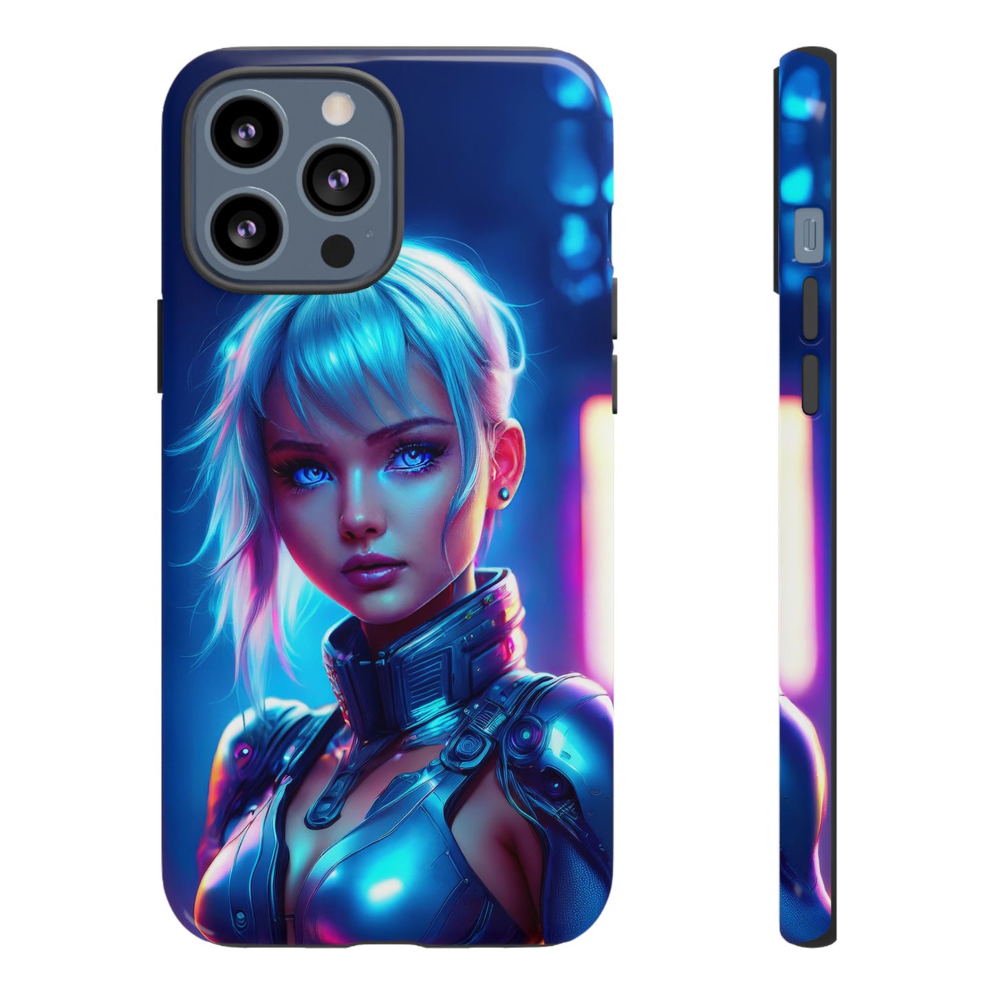 Futuristic Cyberpunk Female Cell Phone Case 013