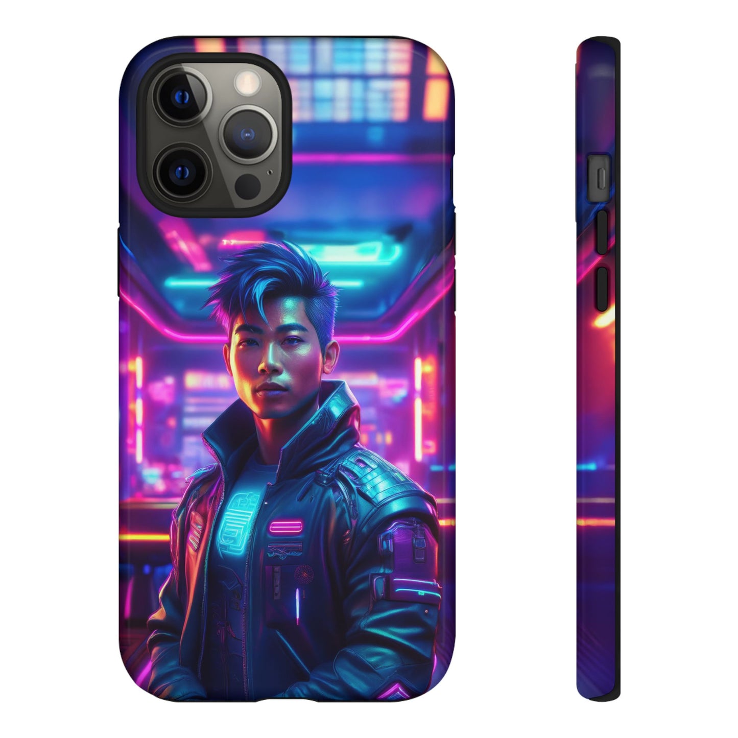 Futuristic Cyberpunk Male Cell Phone Case 012