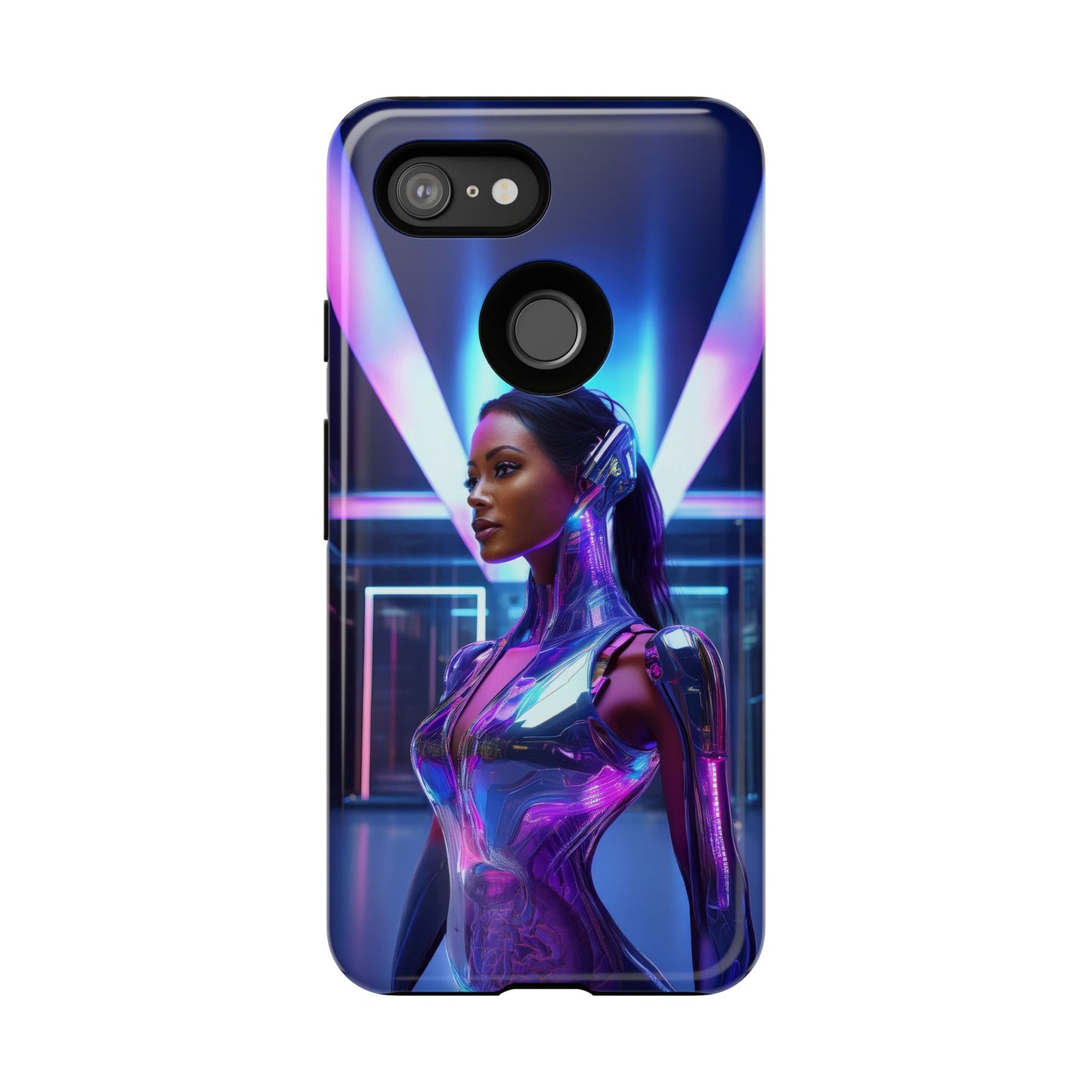 Futuristic Human Android Hybrid Cell Phone Case 017