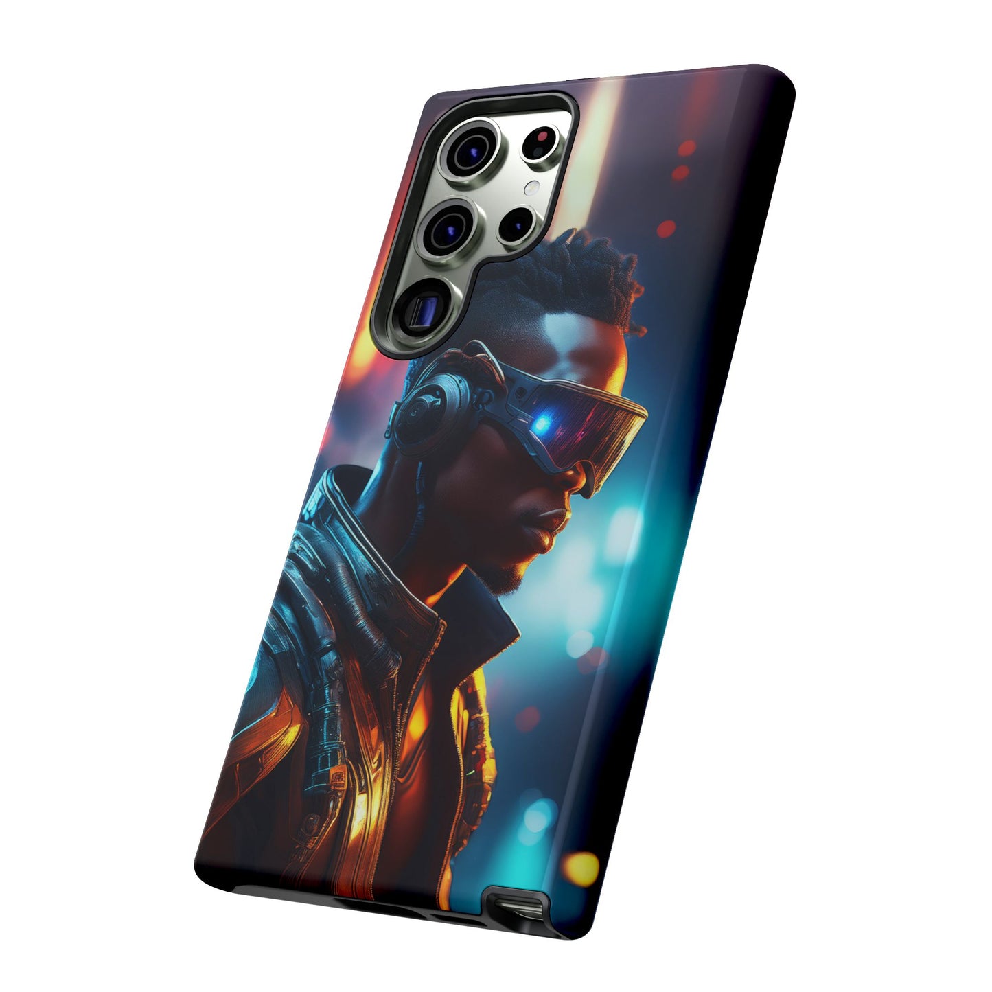 Futuristic Cyberpunk Male Cell Phone Case 016