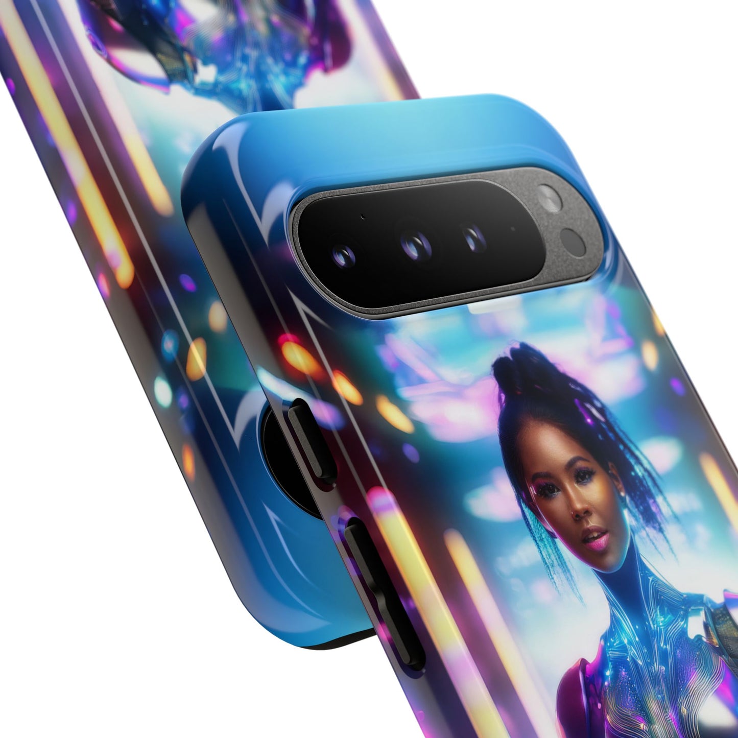 Futuristic Human Android Hybrid Cell Phone Case 009