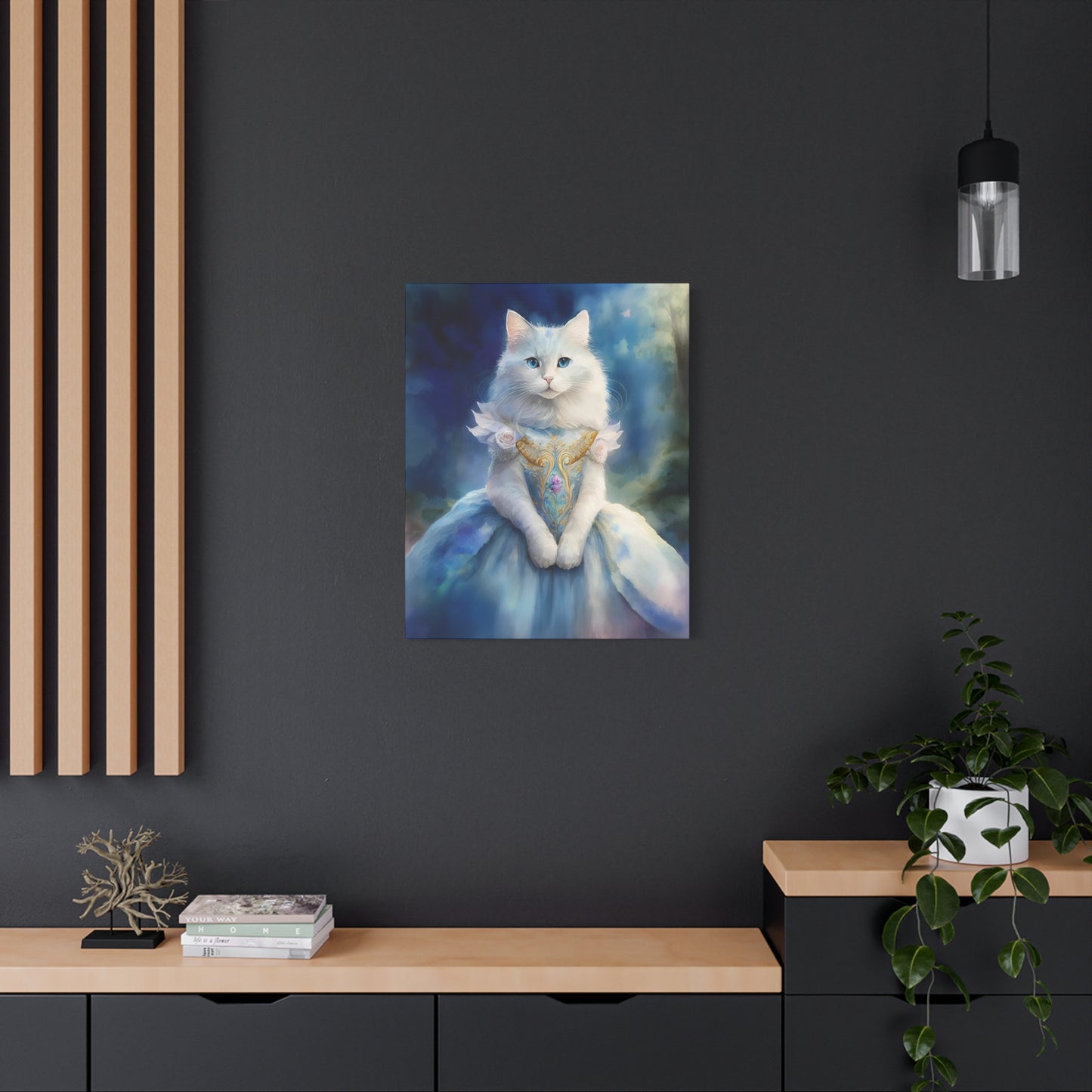 Meowgical Fairy Purrincess Canvas Art | Stretched Matte Wall Decor 007