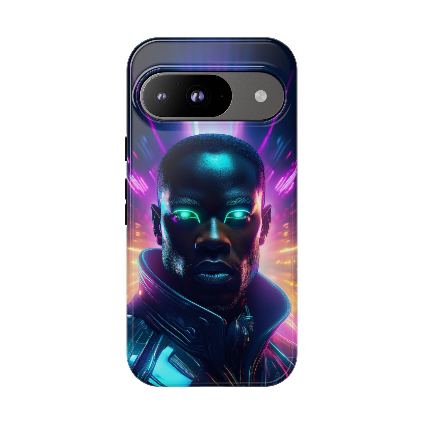 Futuristic Cyberpunk Male Cell Phone Case 022