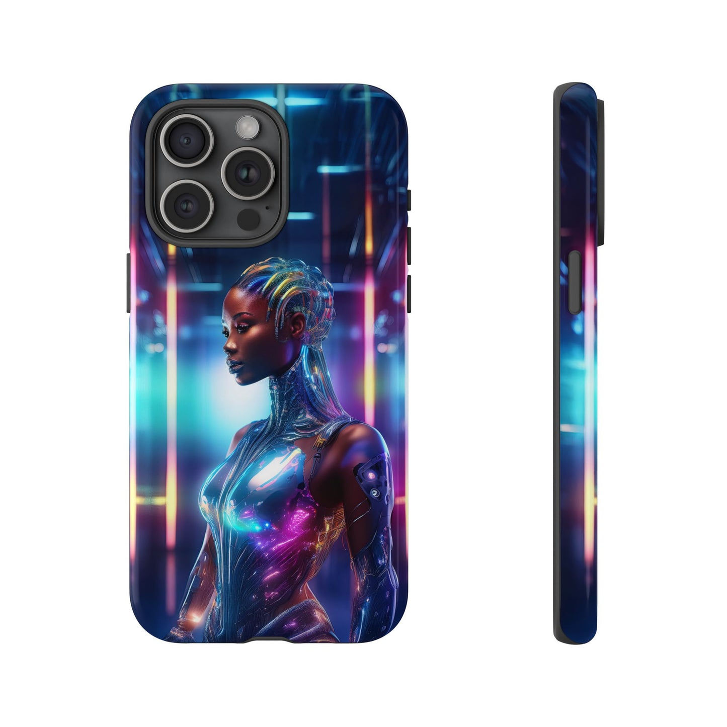 Futuristic Human Android Hybrid Cell Phone Case 014