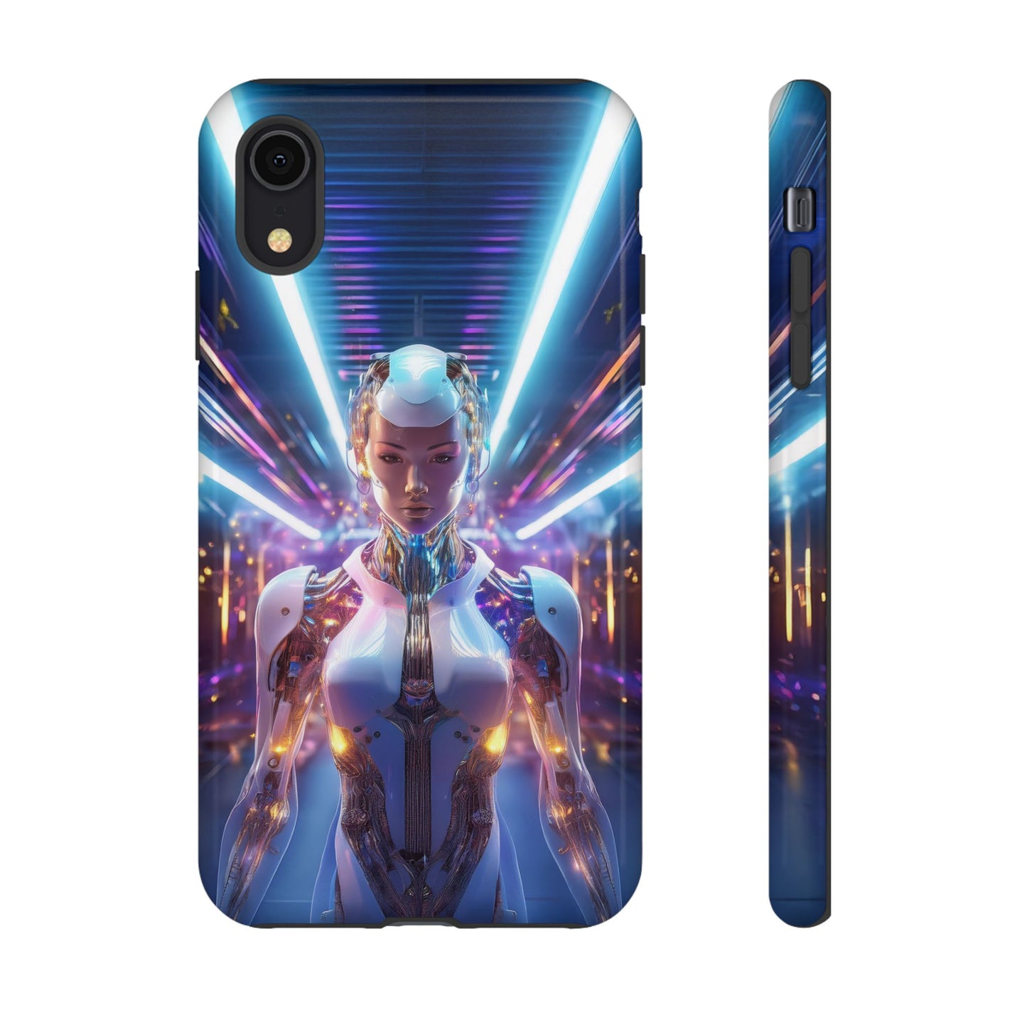 Futuristic Human Android Hybrid Cell Phone Case 007