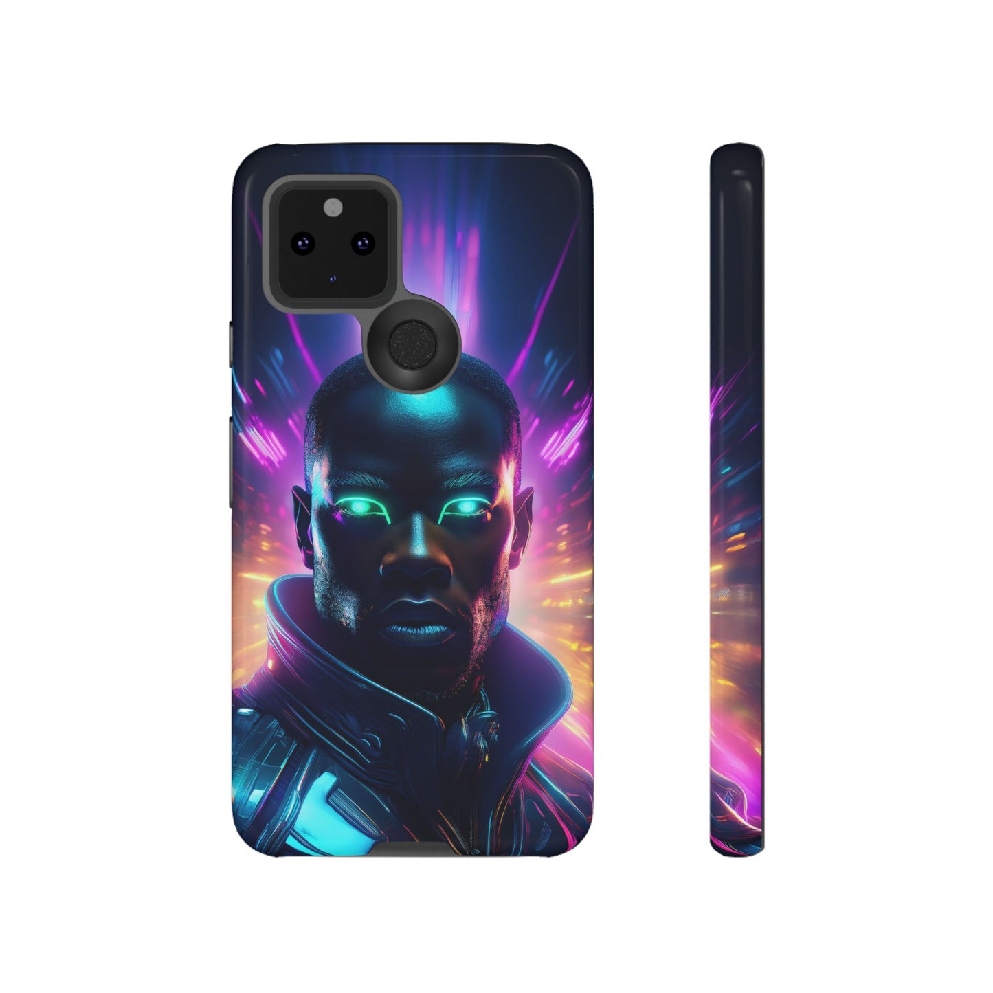 Futuristic Cyberpunk Male Cell Phone Case 022