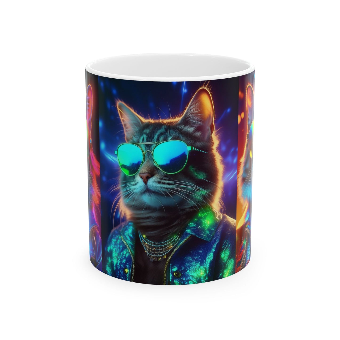 Cool Cats Ceramic Mug, (11oz, 15oz)