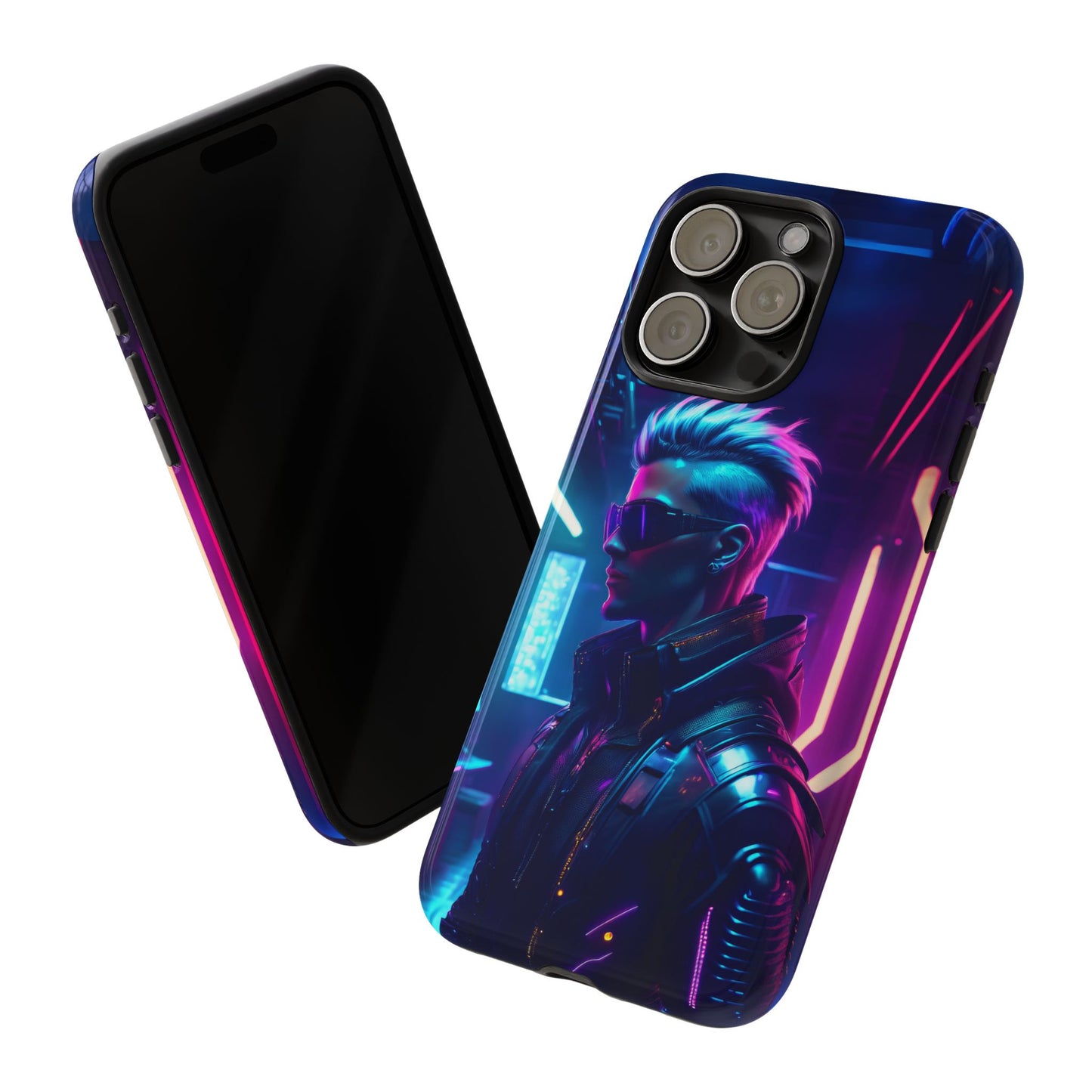 Futuristic Cyberpunk Male Cell Phone Case 002