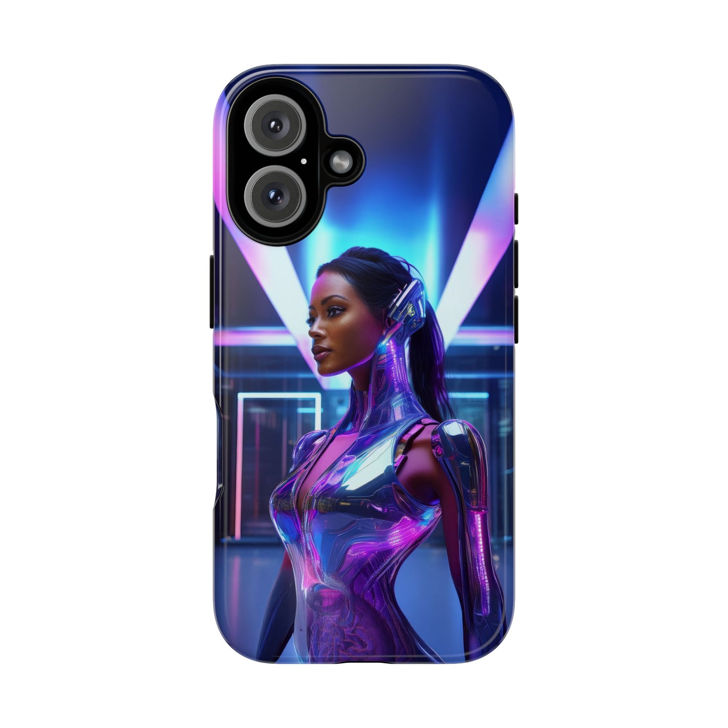 Futuristic Human Android Hybrid Cell Phone Case 017