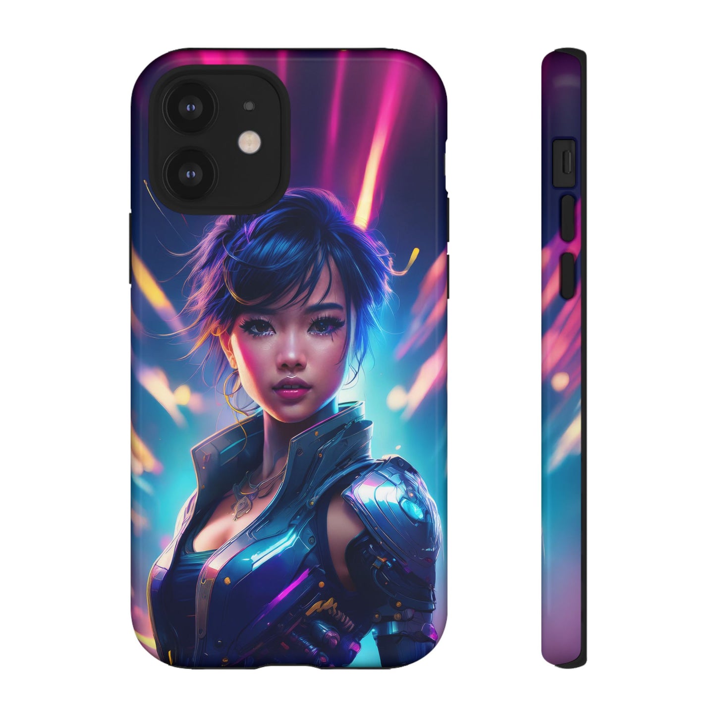 Futuristic Cyberpunk Female Cell Phone Case 024