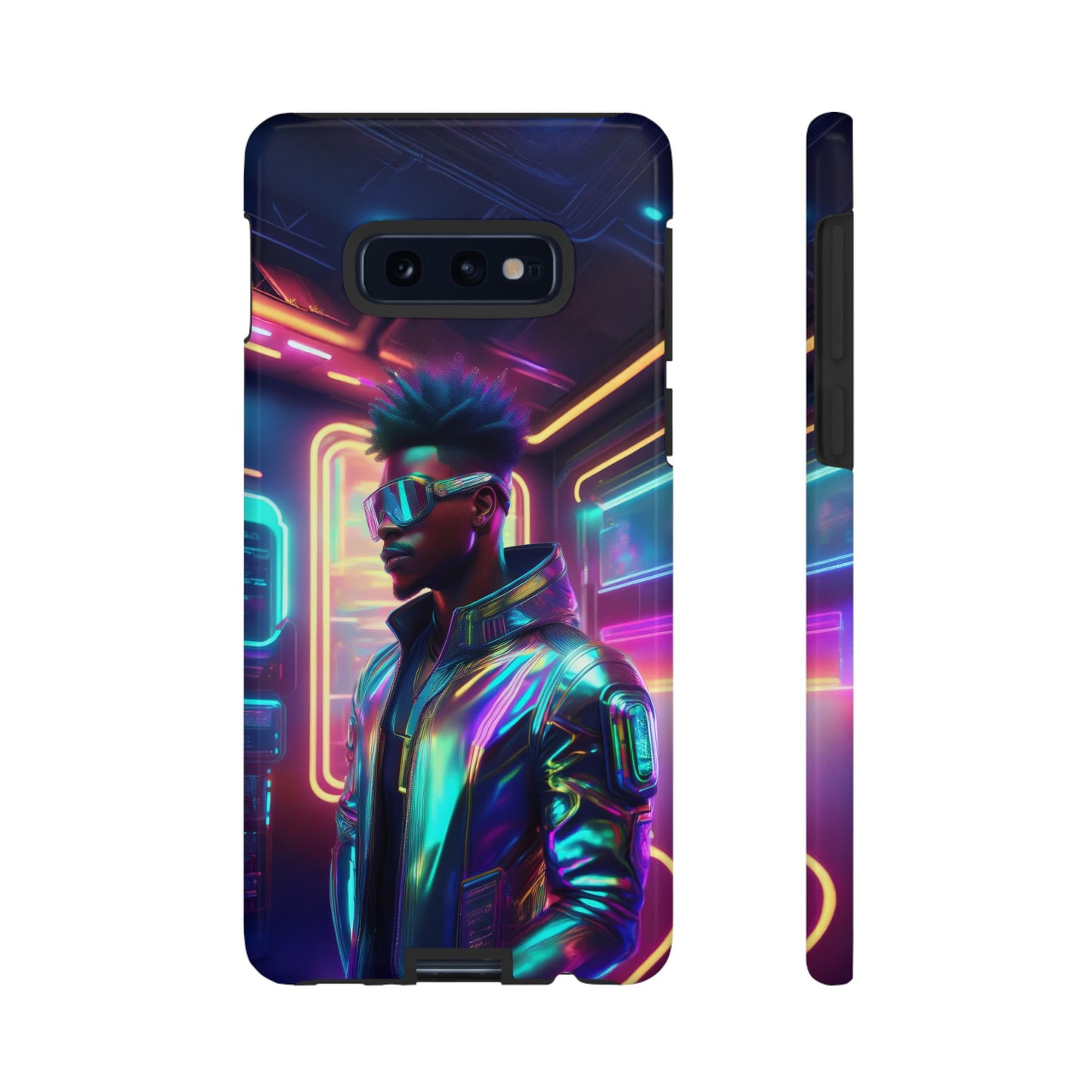 Futuristic Cyberpunk Male Cell Phone Case 004