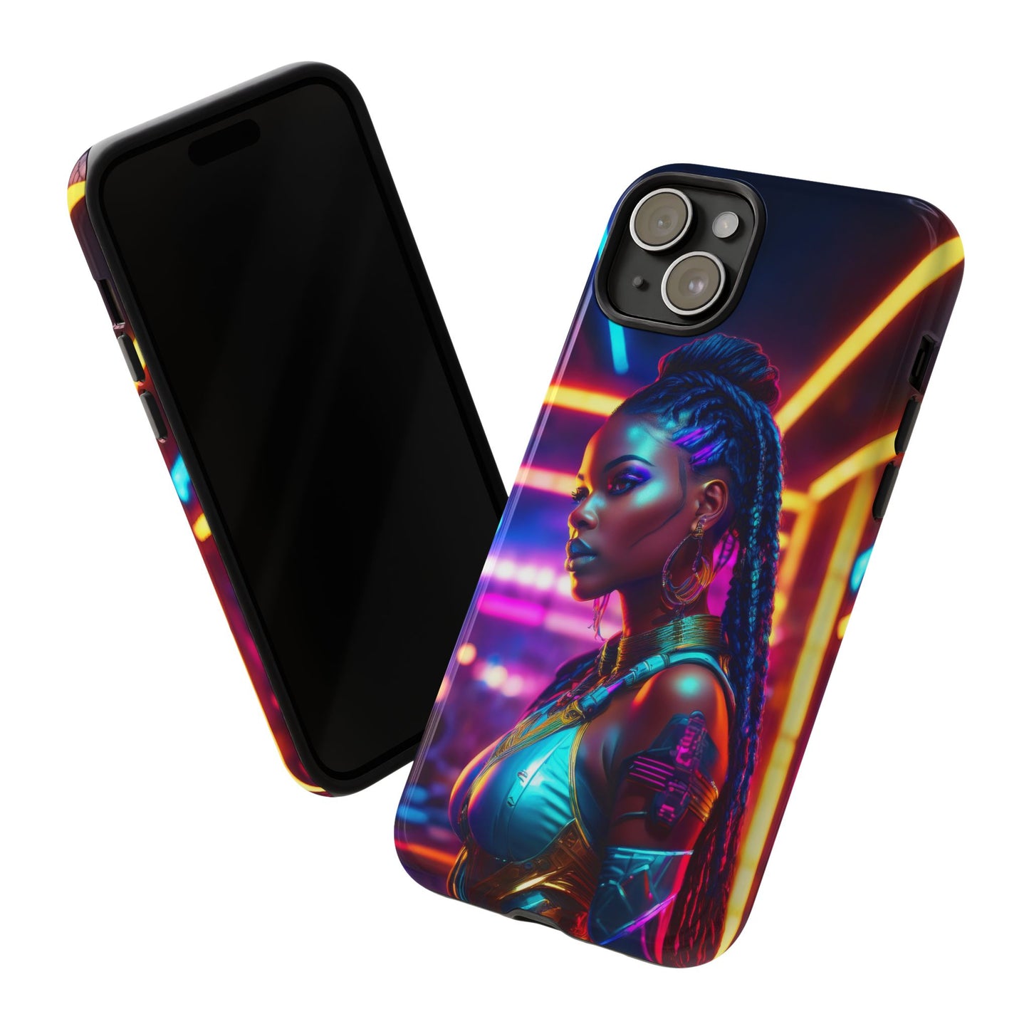 Futuristic Cyberpunk Female Cell Phone Case 006