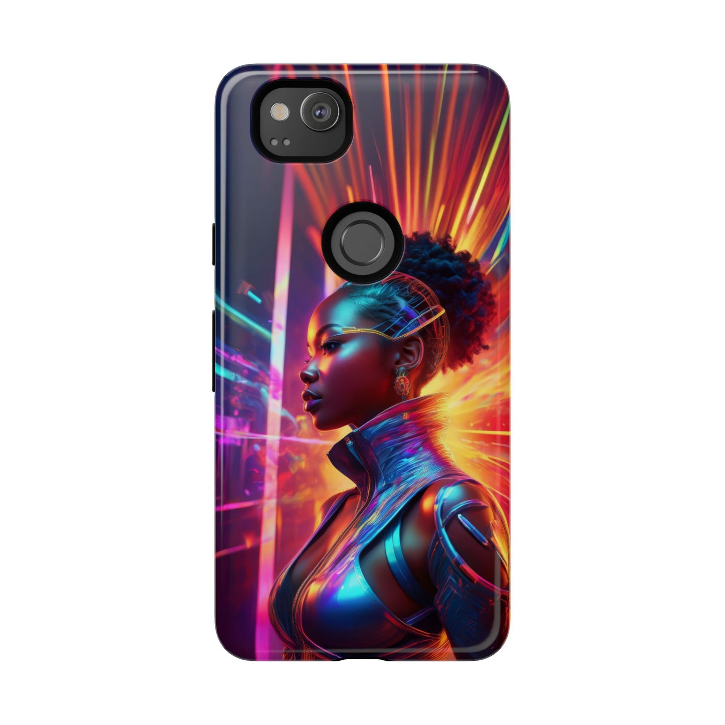 Futuristic Cyberpunk Female Cell Phone Case 001