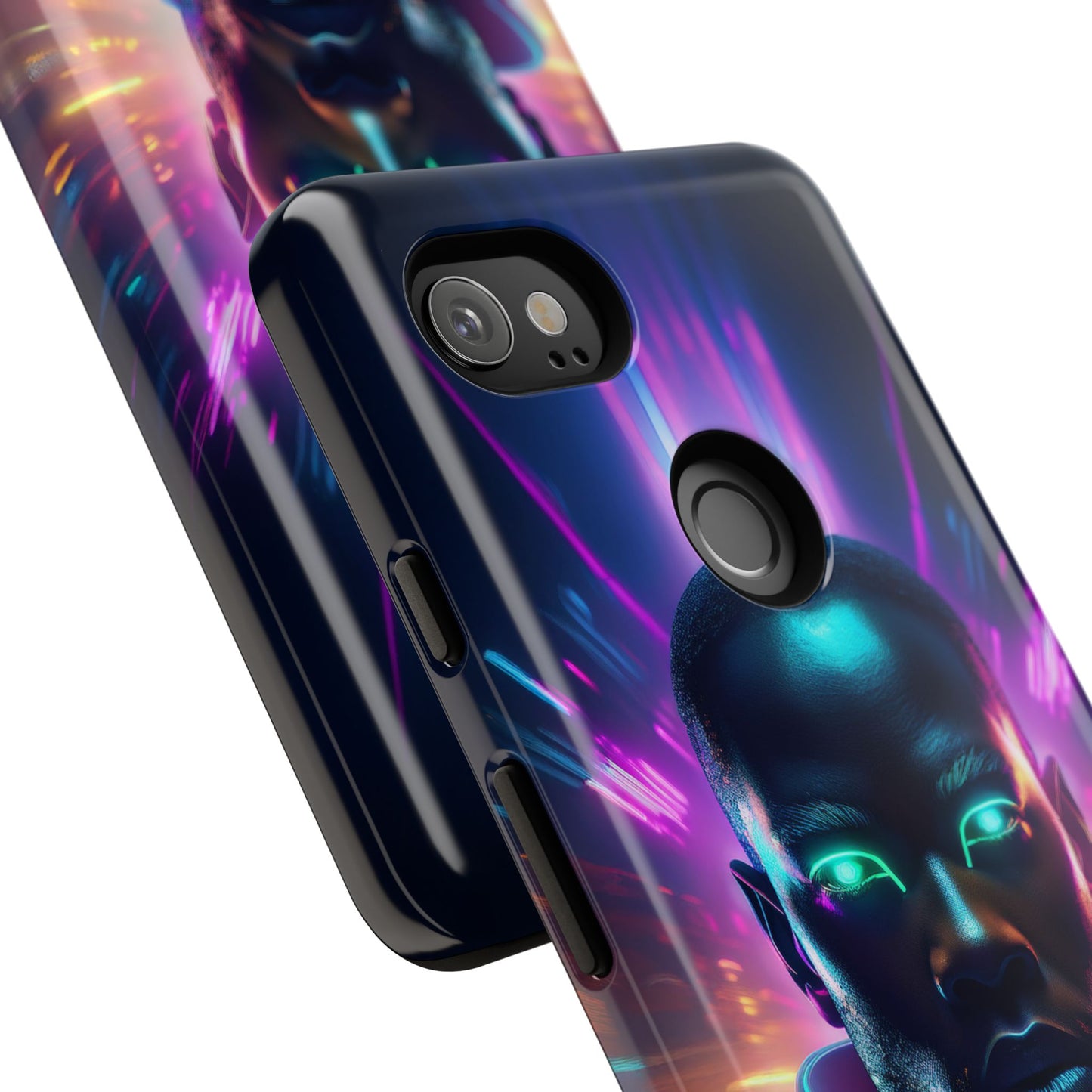 Futuristic Cyberpunk Male Cell Phone Case 022