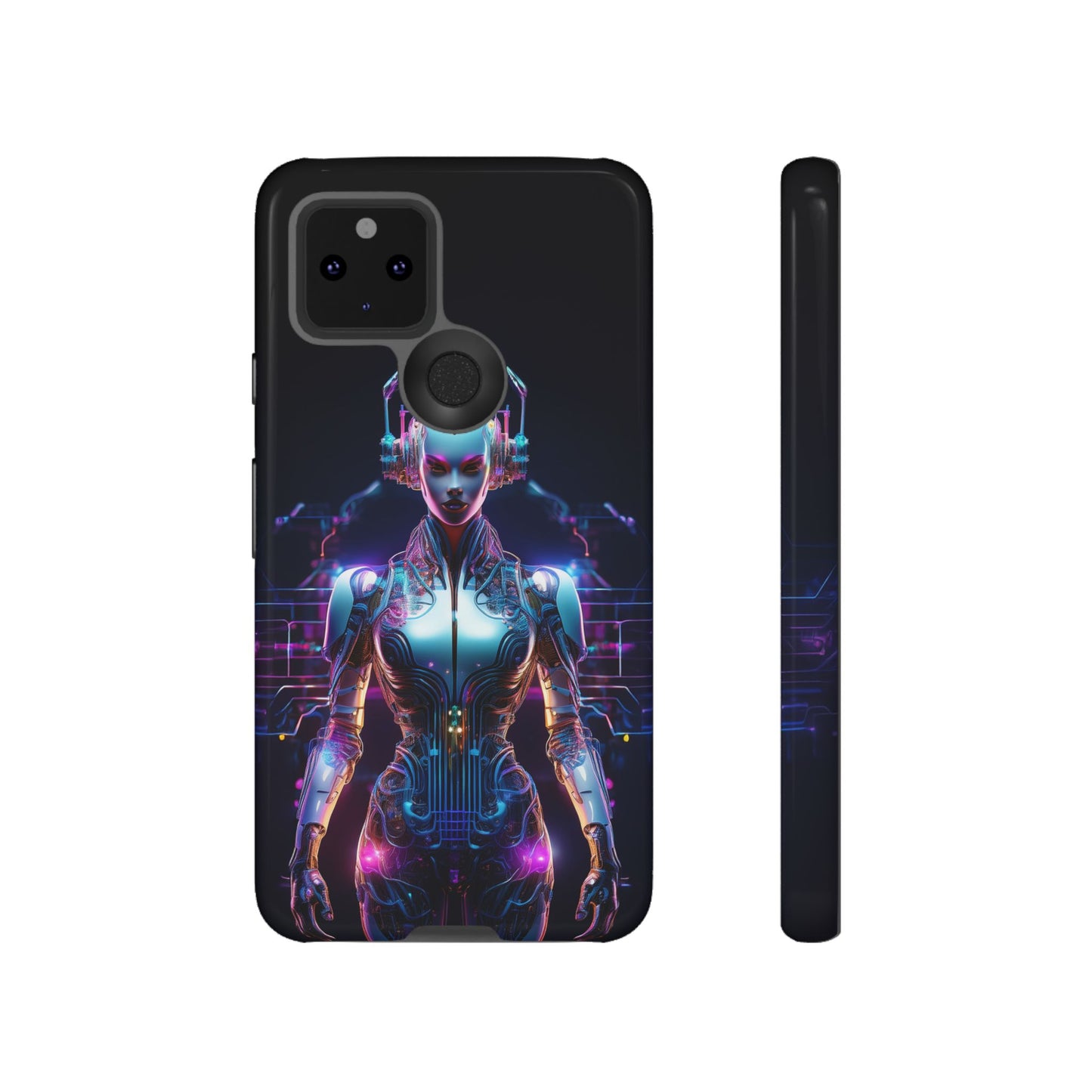 Futuristic Human Android Hybrid Cell Phone Case 001