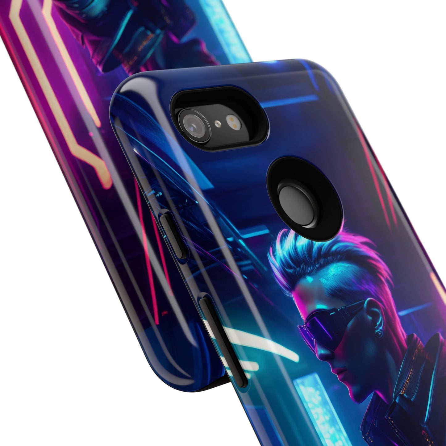 Futuristic Cyberpunk Male Cell Phone Case 002