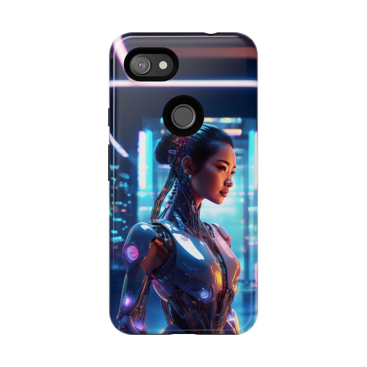 Futuristic Human Android Hybrid Cell Phone Case 013