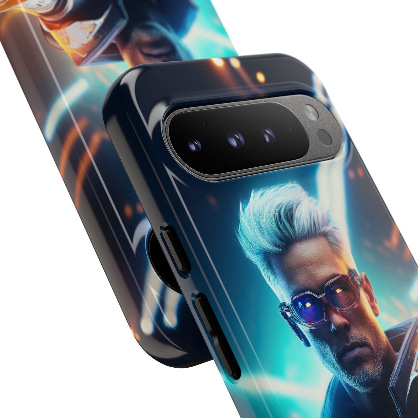 Futuristic Cyberpunk Male Cell Phone Case 013