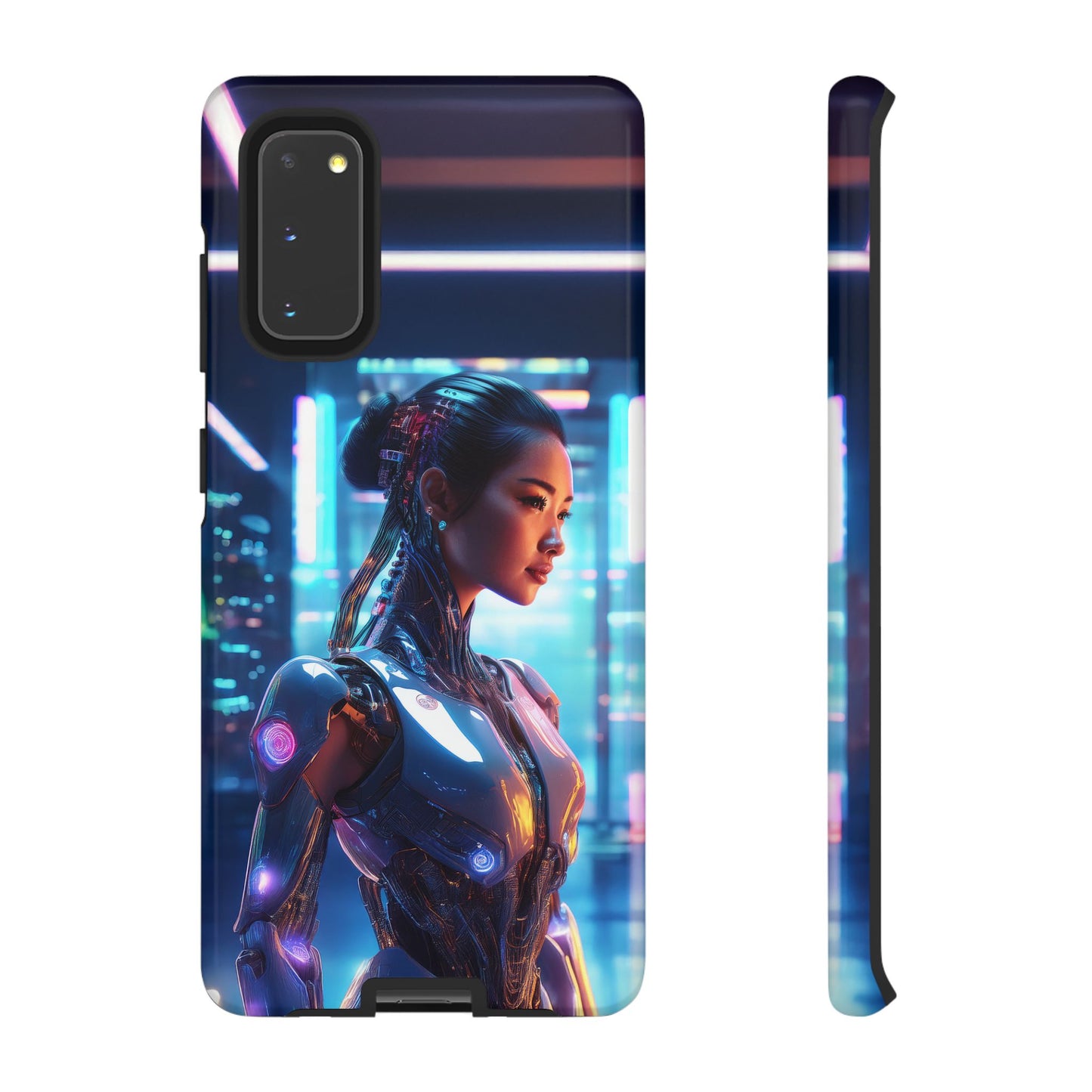 Futuristic Human Android Hybrid Cell Phone Case 013