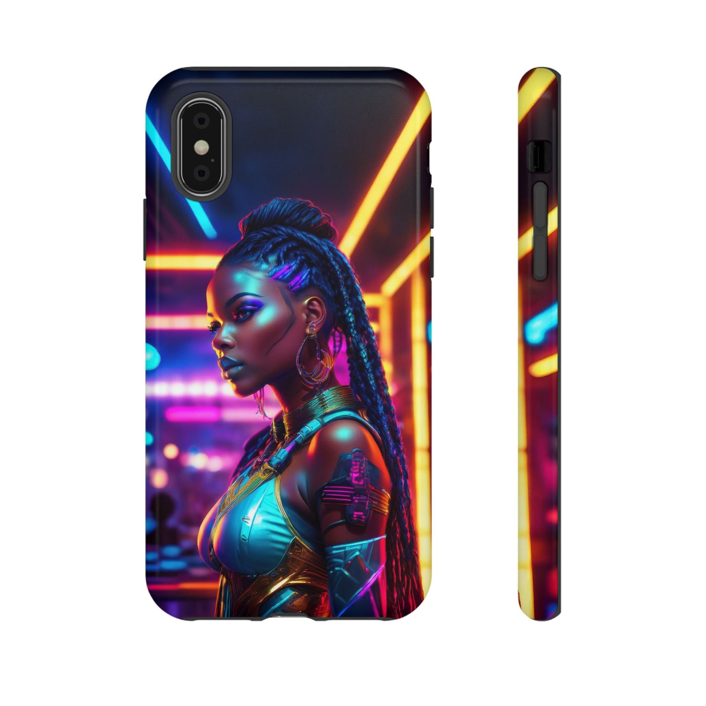 Futuristic Cyberpunk Female Cell Phone Case 006