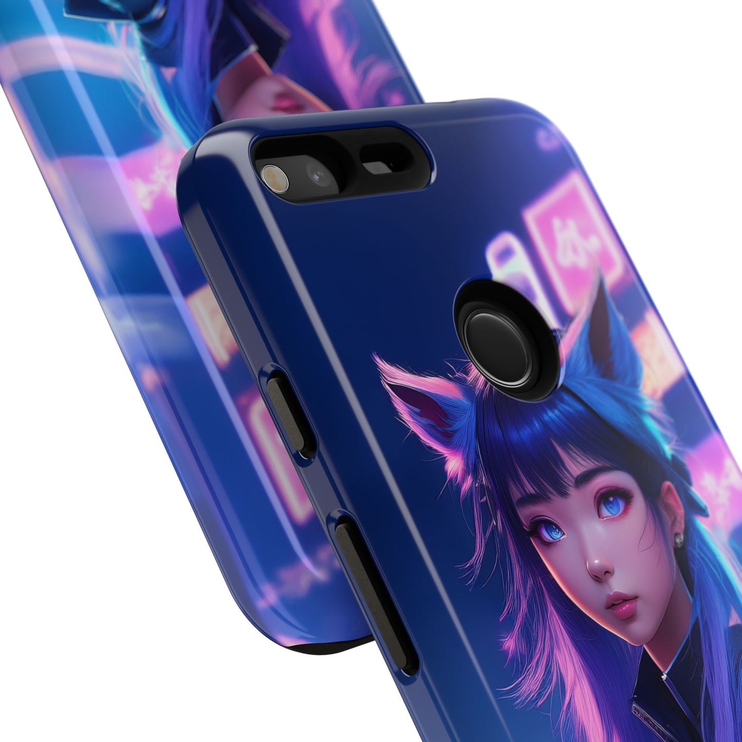 Futuristic Cyberpunk Female Cell Phone Case 010