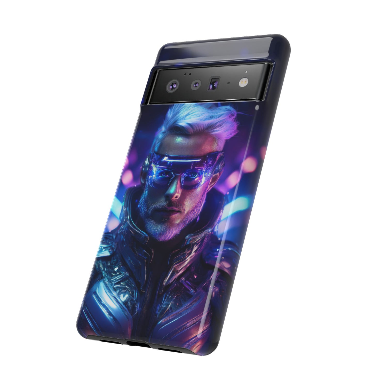 Futuristic Cyberpunk Male Cell Phone Case 020