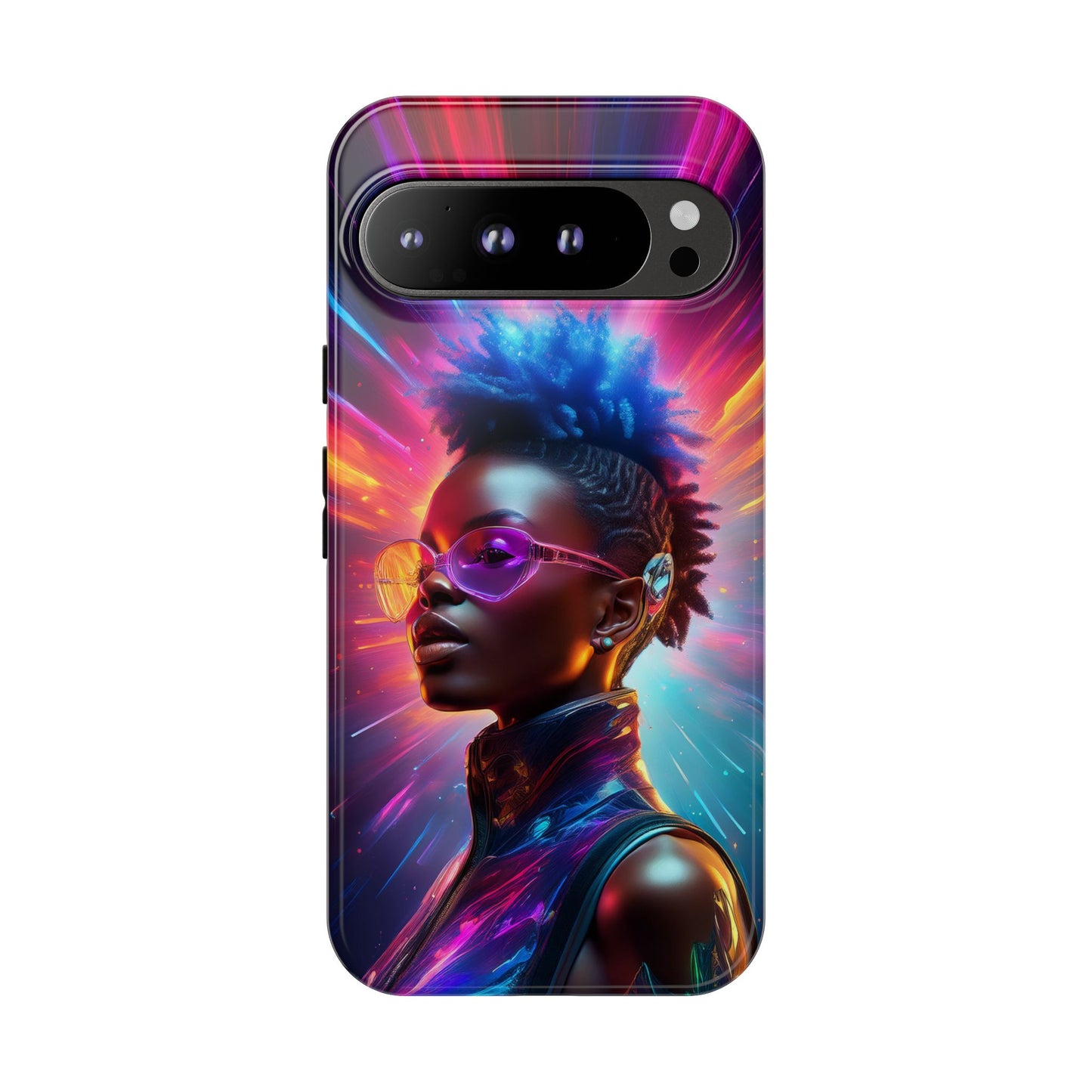 Futuristic Cyberpunk Female Cell Phone Case 026