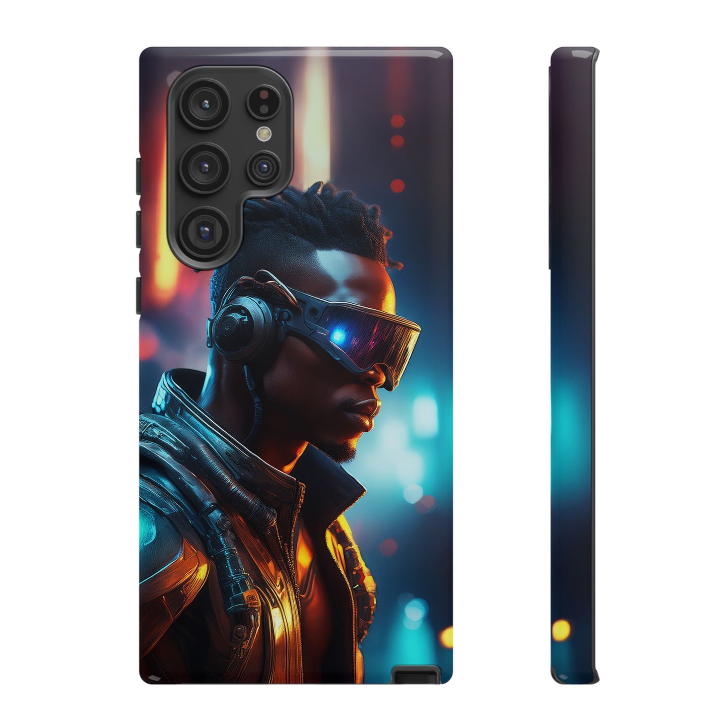 Futuristic Cyberpunk Male Cell Phone Case 016