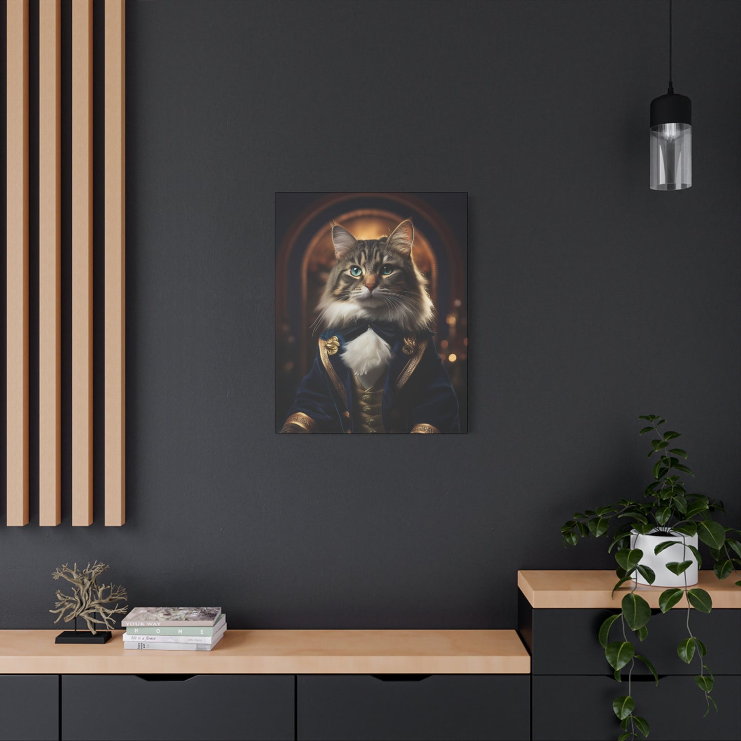 Duke purrington Canvas Art | Stretched Matte Wall Decor