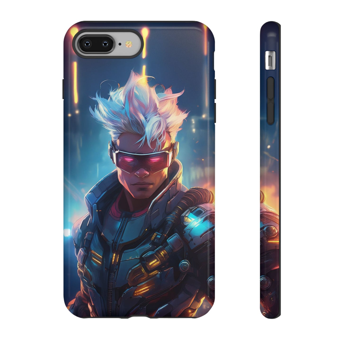 Futuristic Cyberpunk Male Cell Phone Case 018