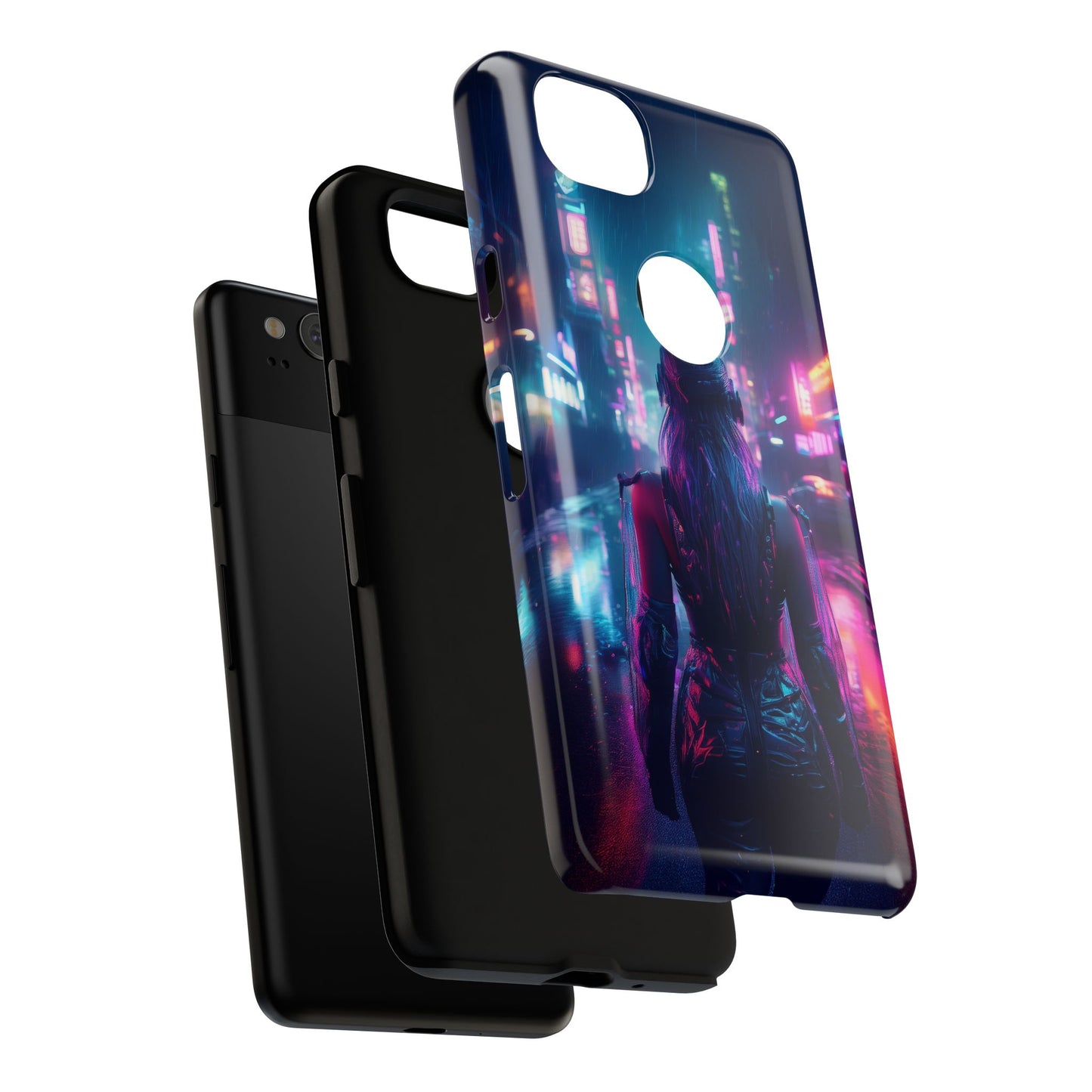 Futuristic Cyberpunk Female Cell Phone Case 032