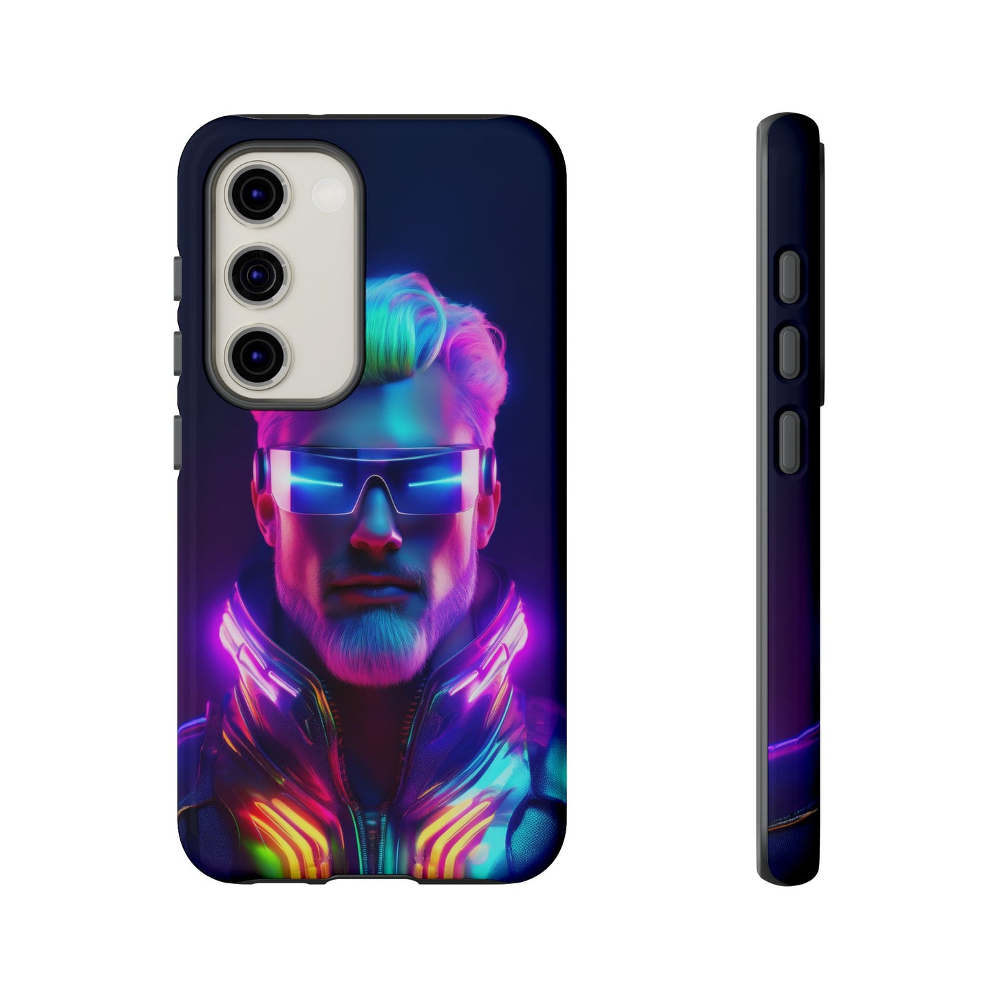 Futuristic Cyberpunk Male Cell Phone Case 026