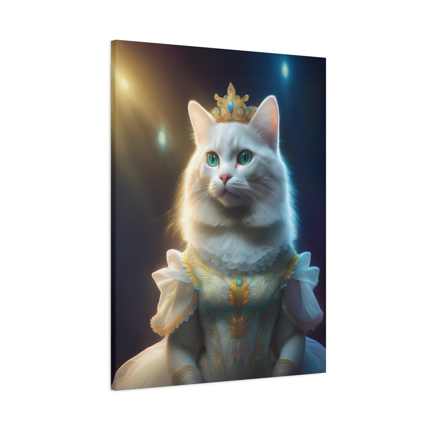 Meowgical Fairy Purrincess Canvas Art | Stretched Matte Wall Decor 004