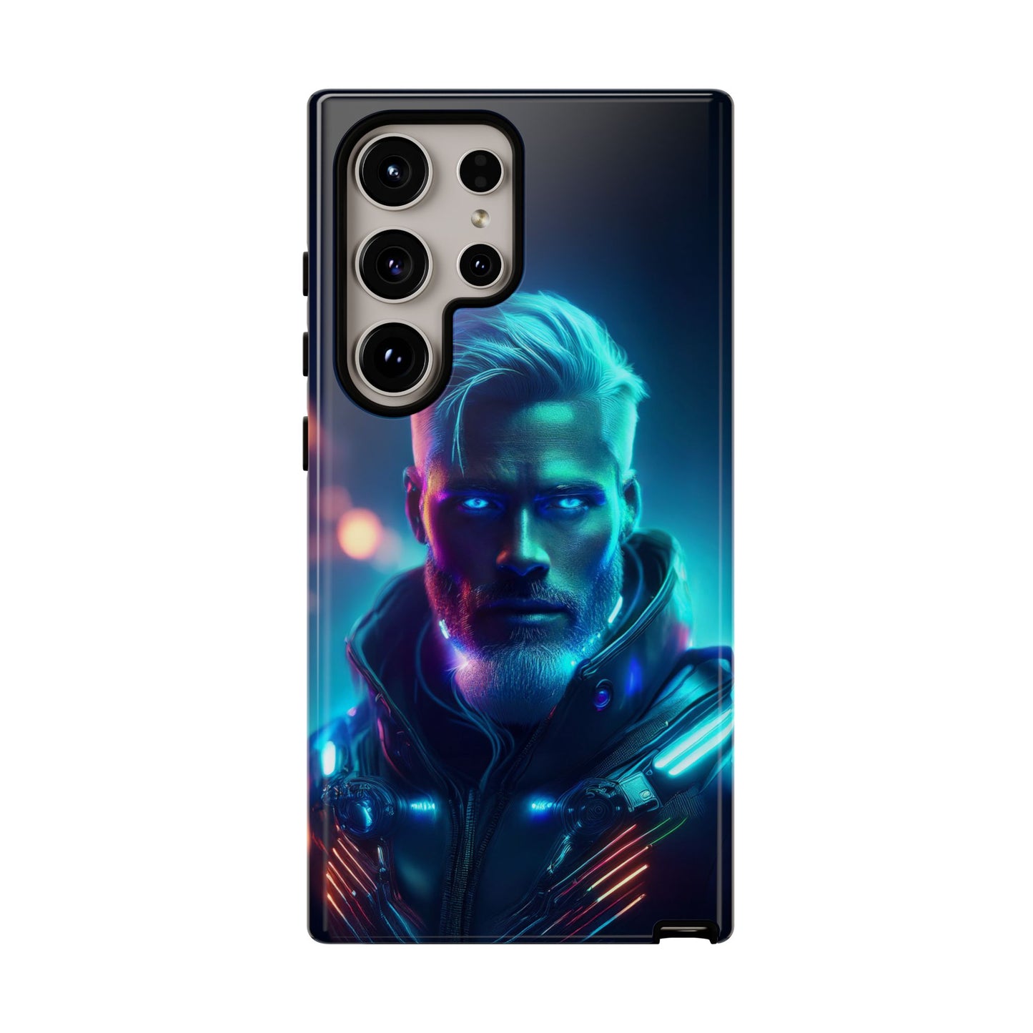 Futuristic Cyberpunk Male Cell Phone Case 023