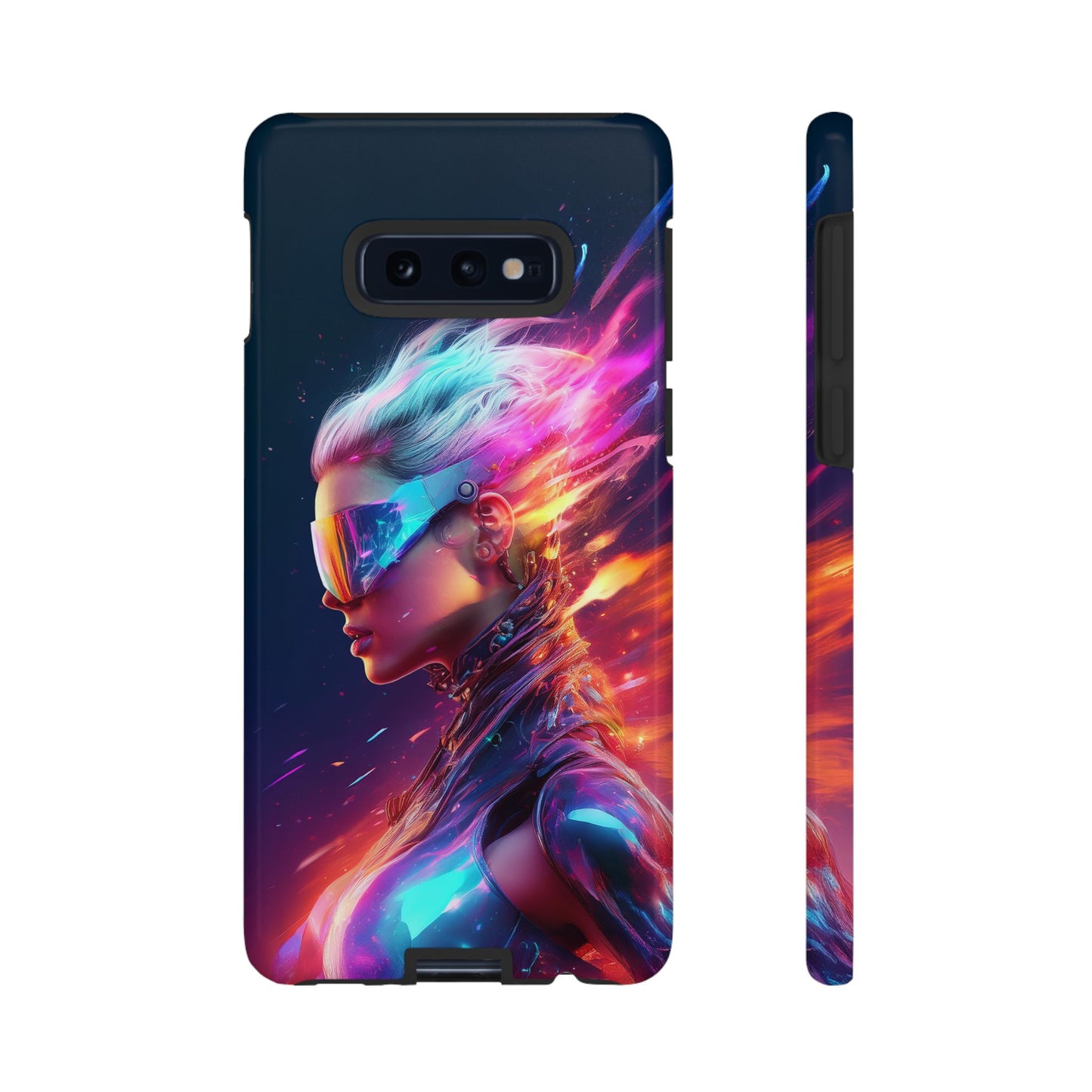 Futuristic Cyberpunk Female Cell Phone Case 025