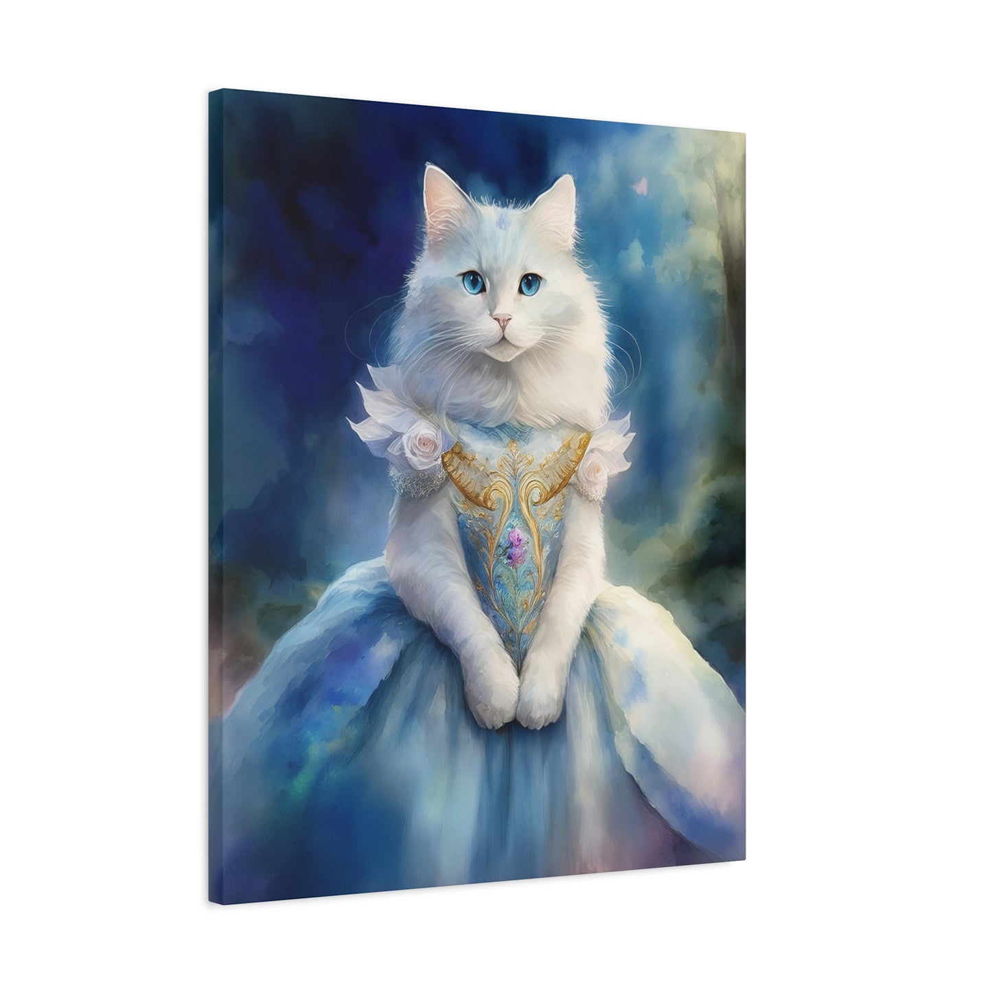 Meowgical Fairy Purrincess Canvas Art | Stretched Matte Wall Decor 007