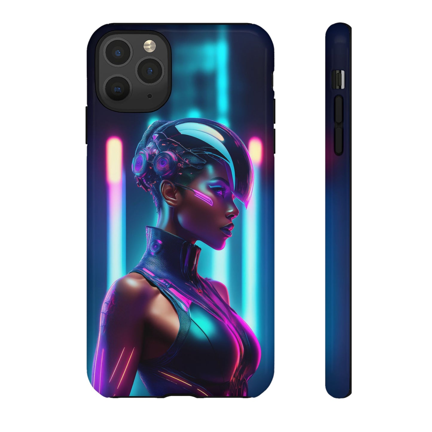 Futuristic Cyberpunk Female Cell Phone Case 021